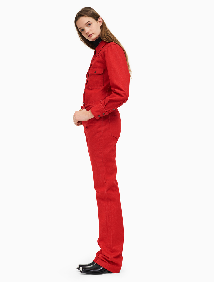 HIGH RISE STRAIGHT LEG JEANS