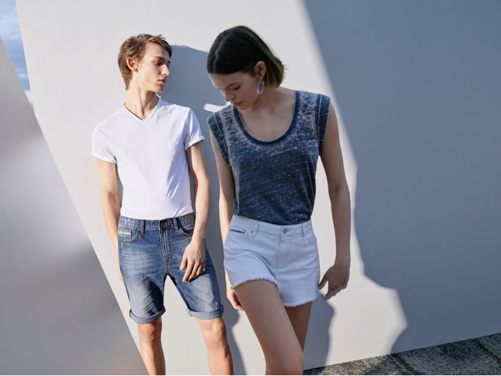 female + male model