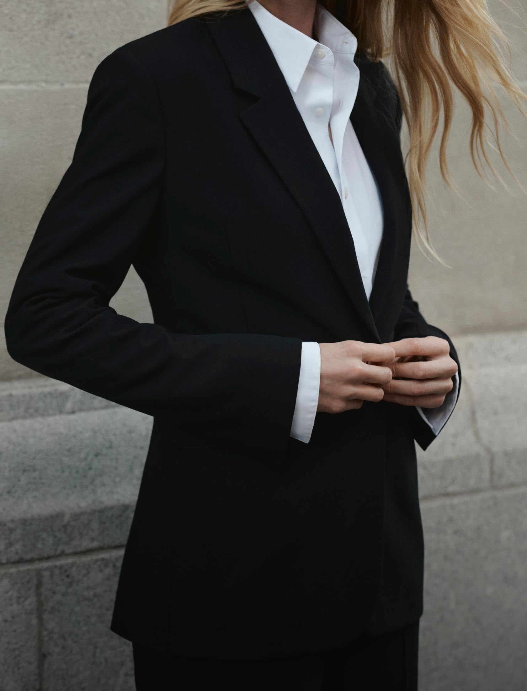 Refined Stretch Cinched Blazer Calvin Klein USA