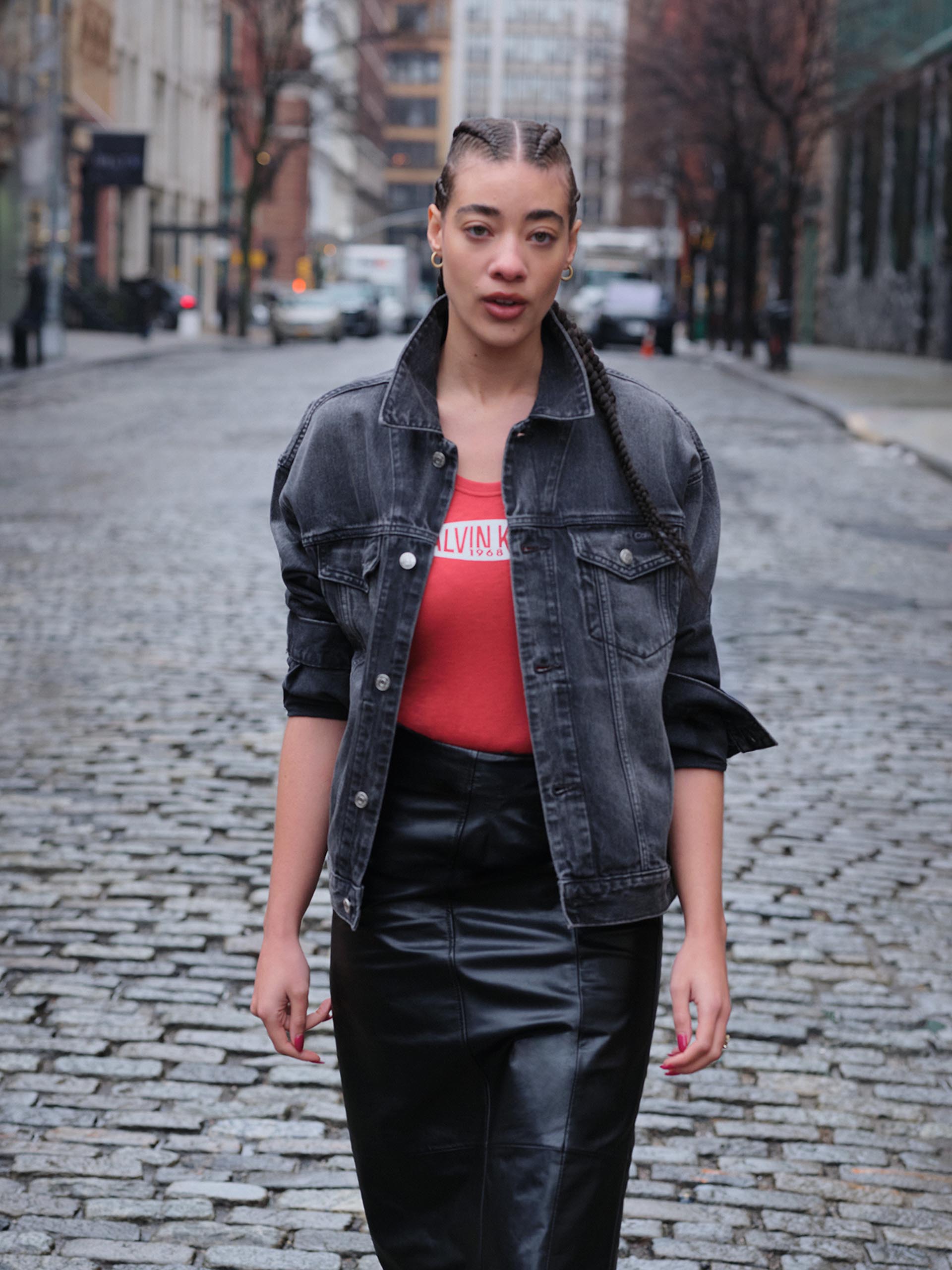 Reign wearing Calvin Klein apparel