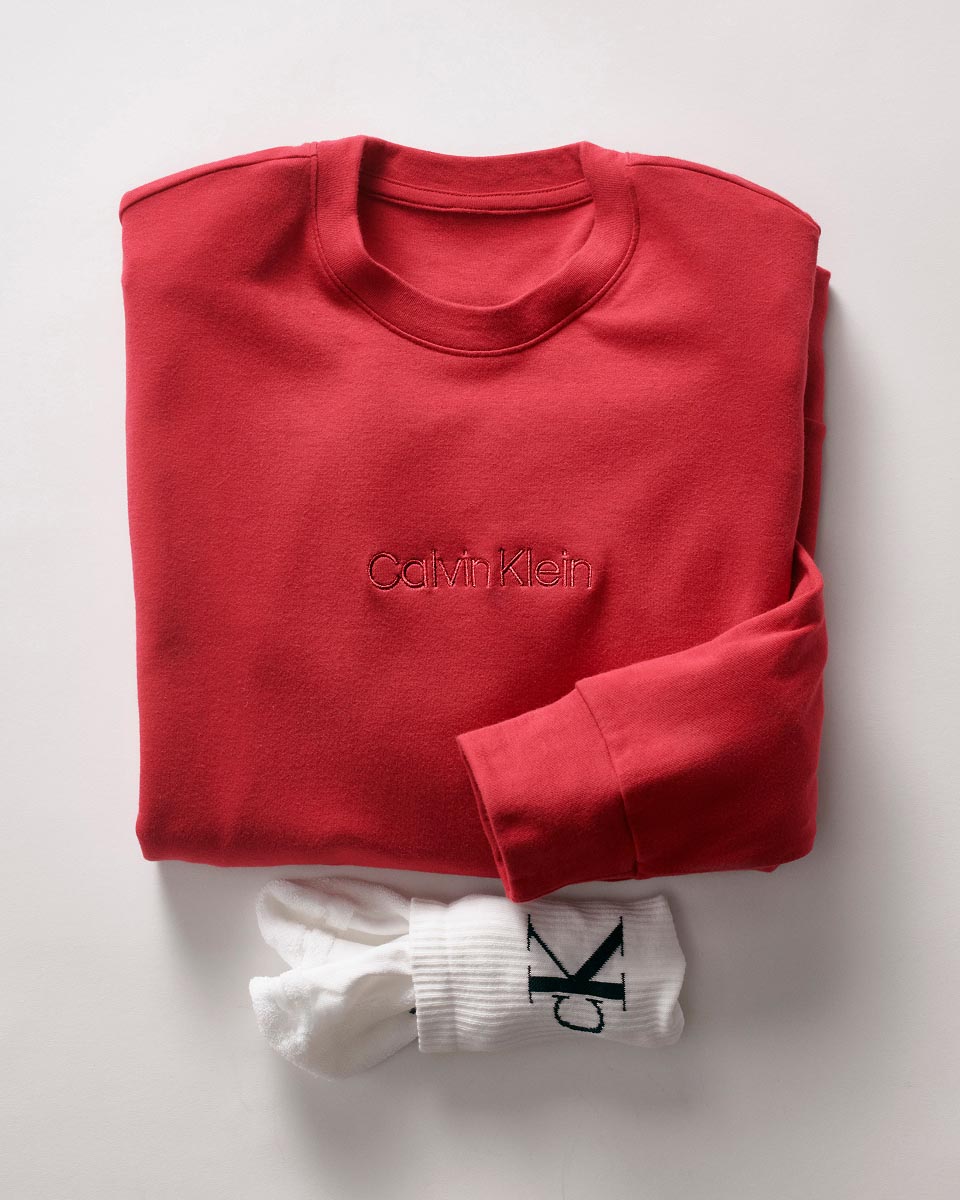 Red loungewear