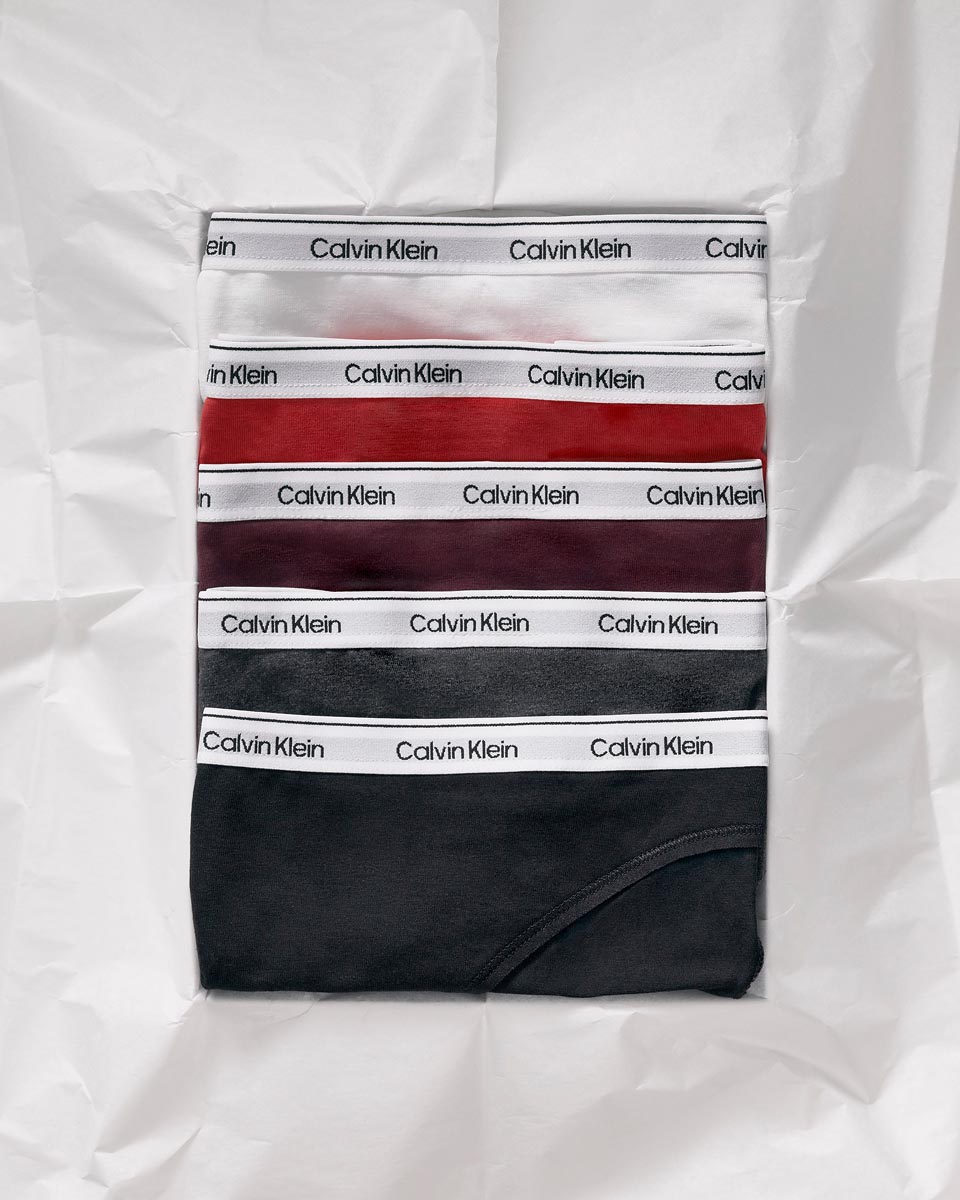 Still life image of a pack of underwear