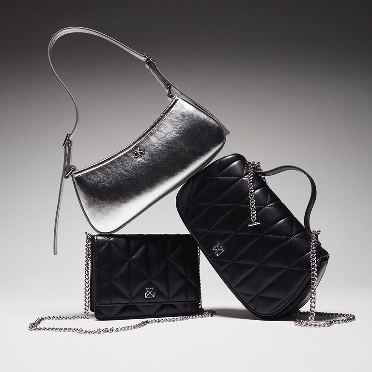 Model posing in Calvin Klein denim