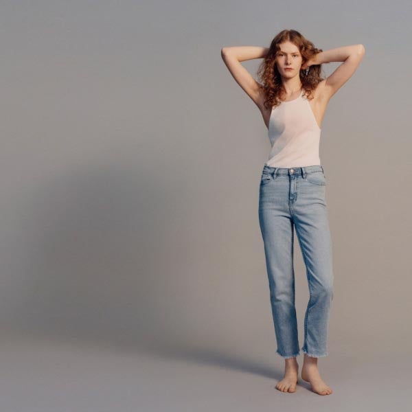 XL/2XL/3XL/4XL Women's Blue & Charcoal Skinny Stretch Denim Jeans 