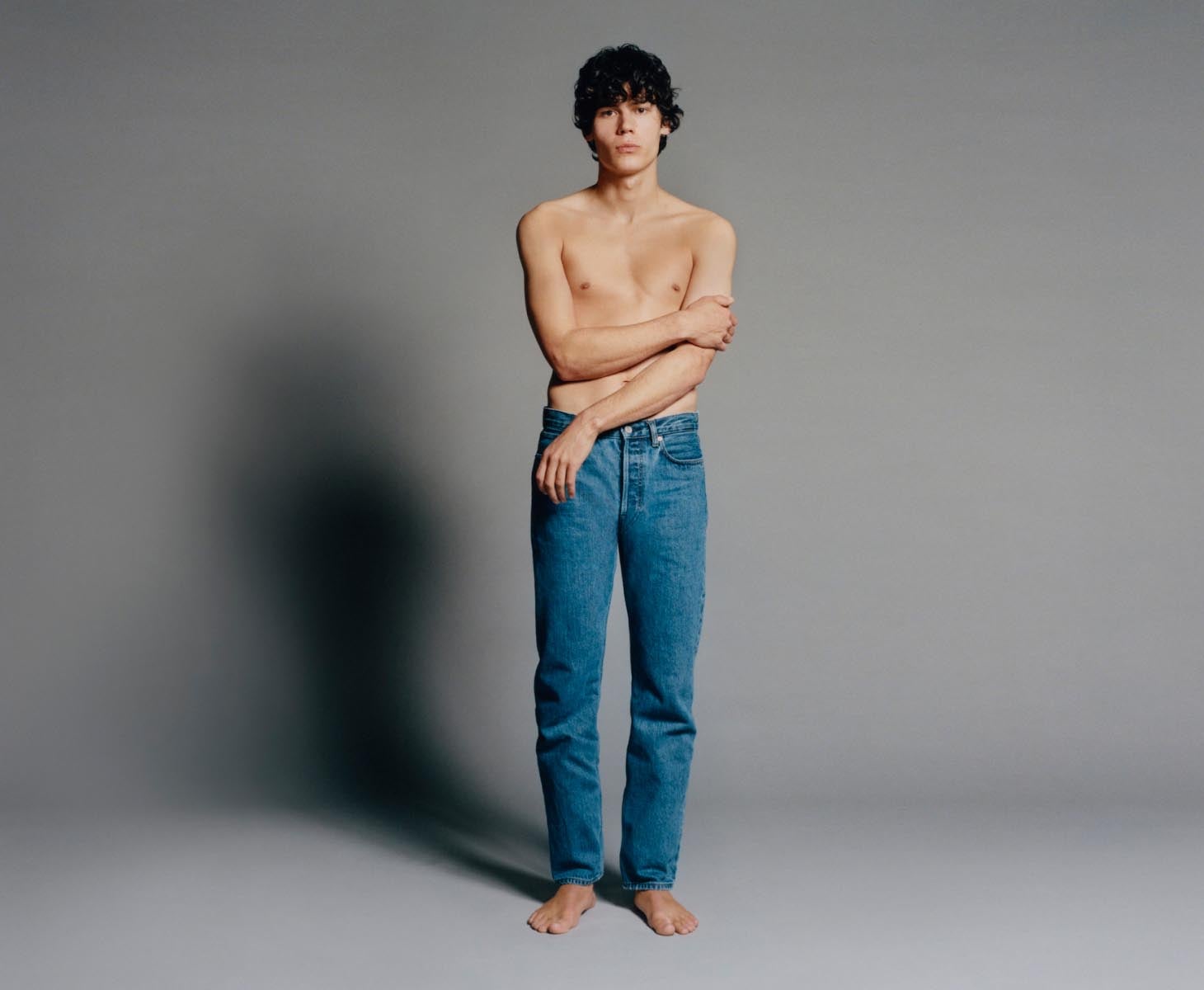 Calvin Klein Denim Straight Jeans in Denim Dark for Men Mens Clothing Jeans Straight-leg jeans Blue Save 52% 