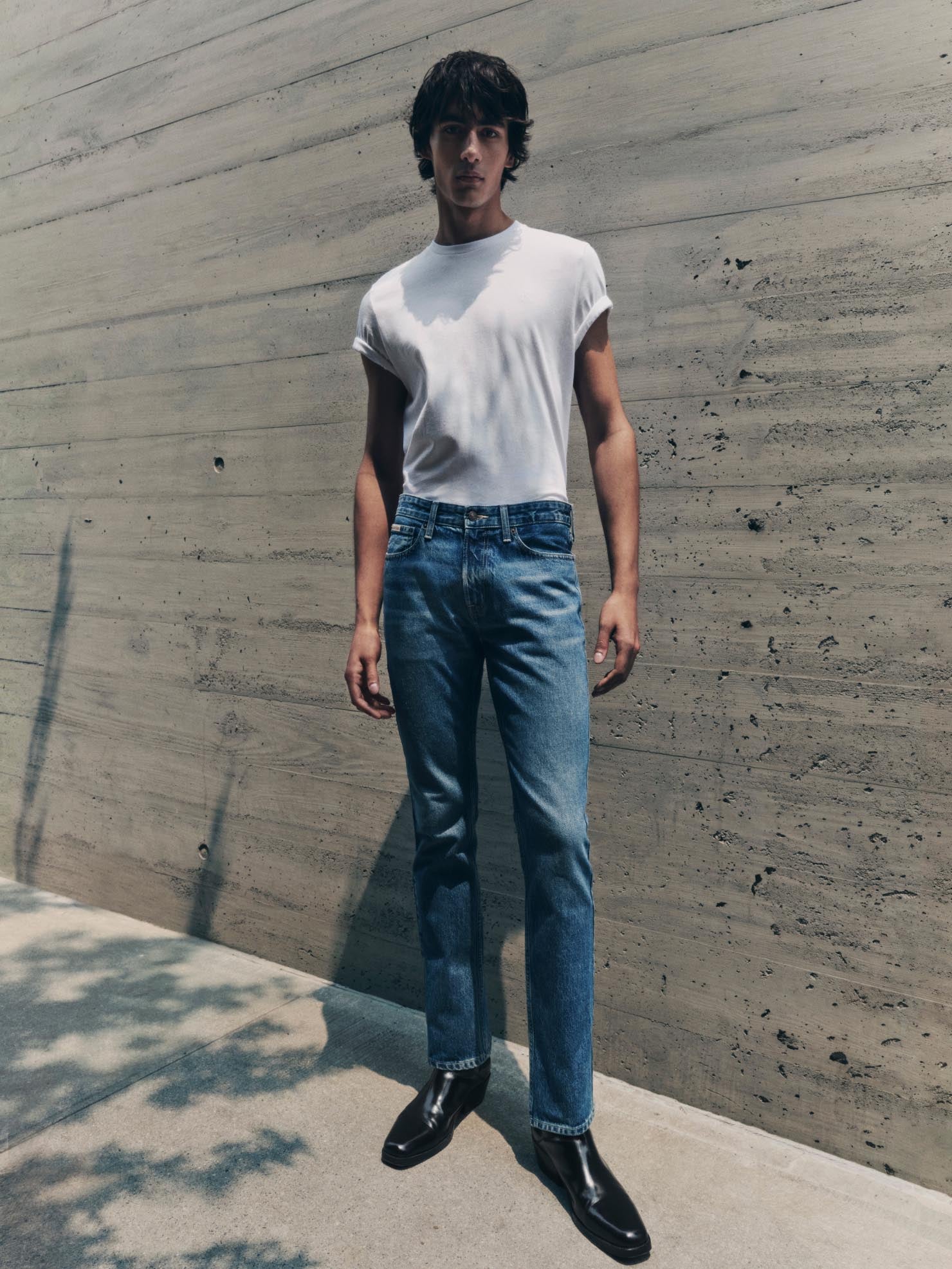 Calvin Klein Slim Fit Stretch Jeans, Mens, 40 32, Forever Black