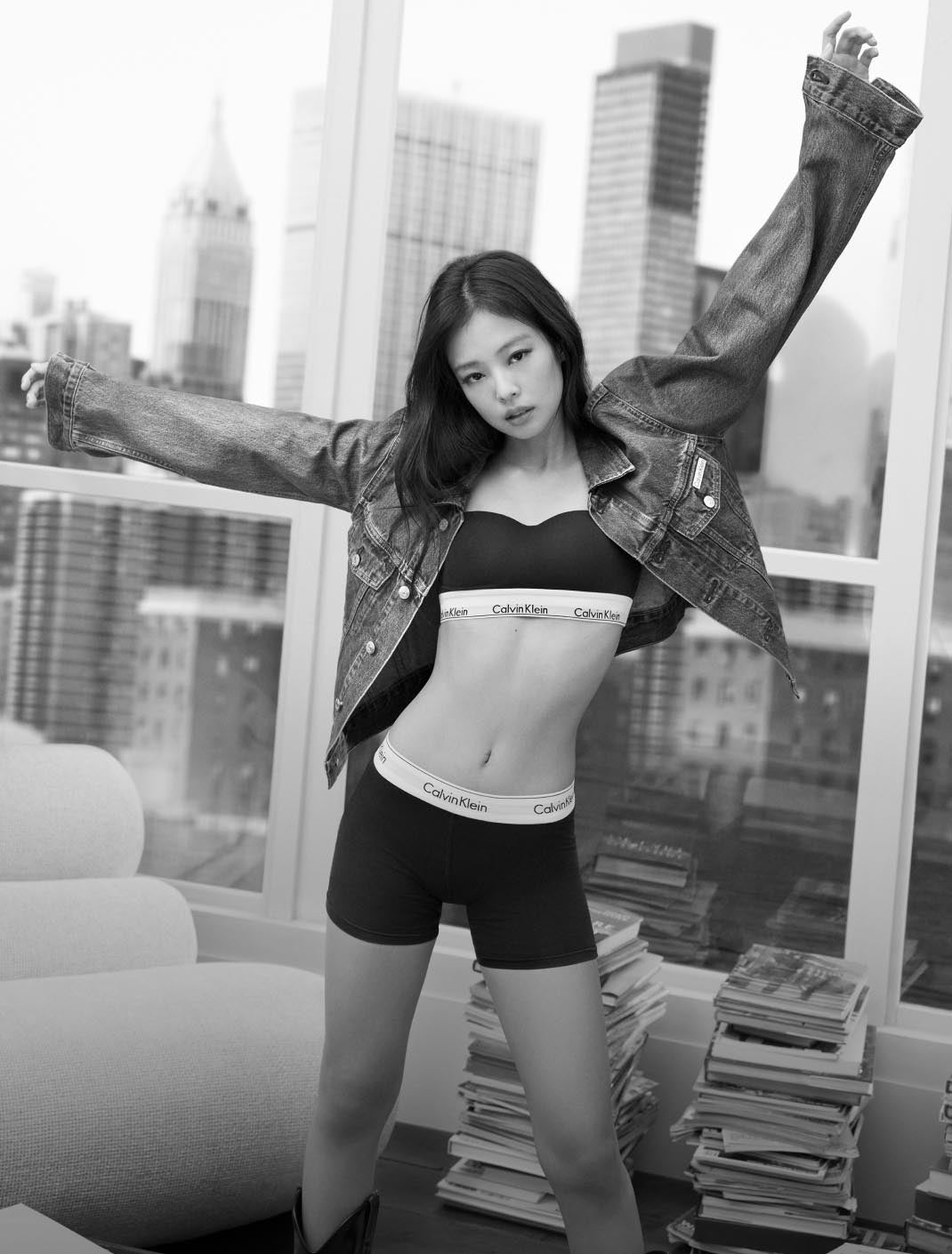 Calvin Klein - Calvins or nothing JENNIE JENNIE wears the Calvin Klein  Black Geo Lace Unlined Triangle Bra. Shop the latest collection: https:// calvin.re/Spring23-FB