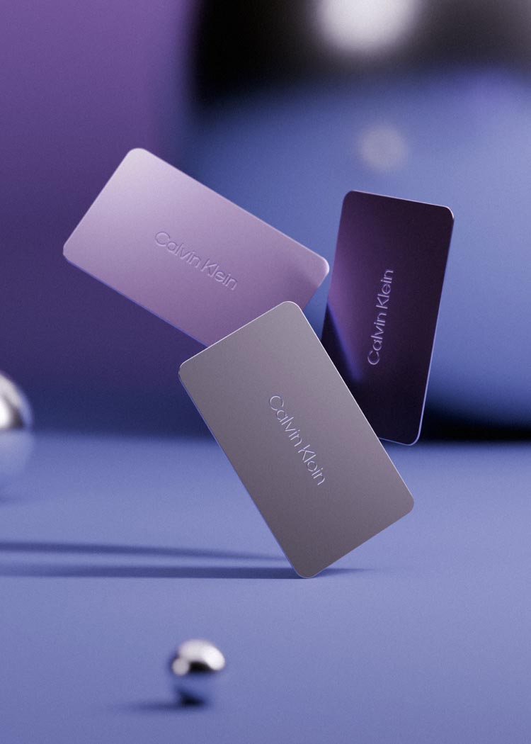 Still life shot of a gift card