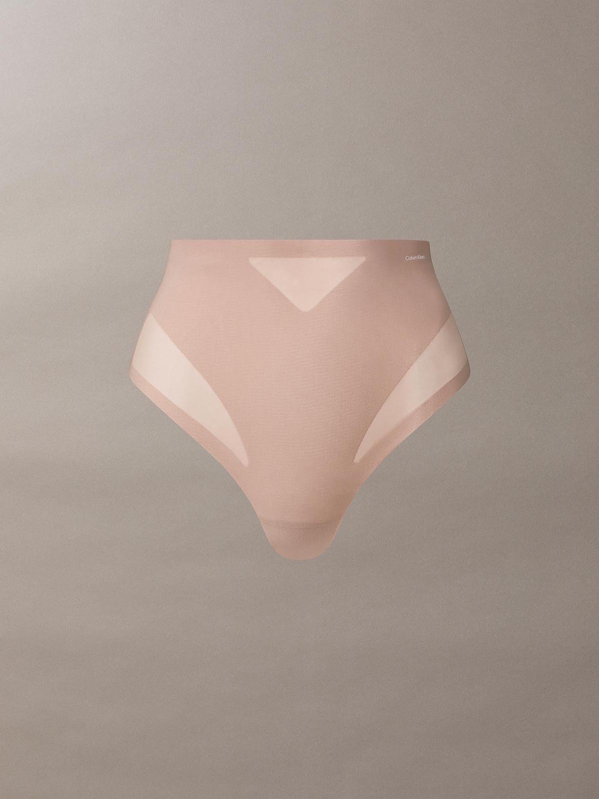 Stay-Put Mesh Thong