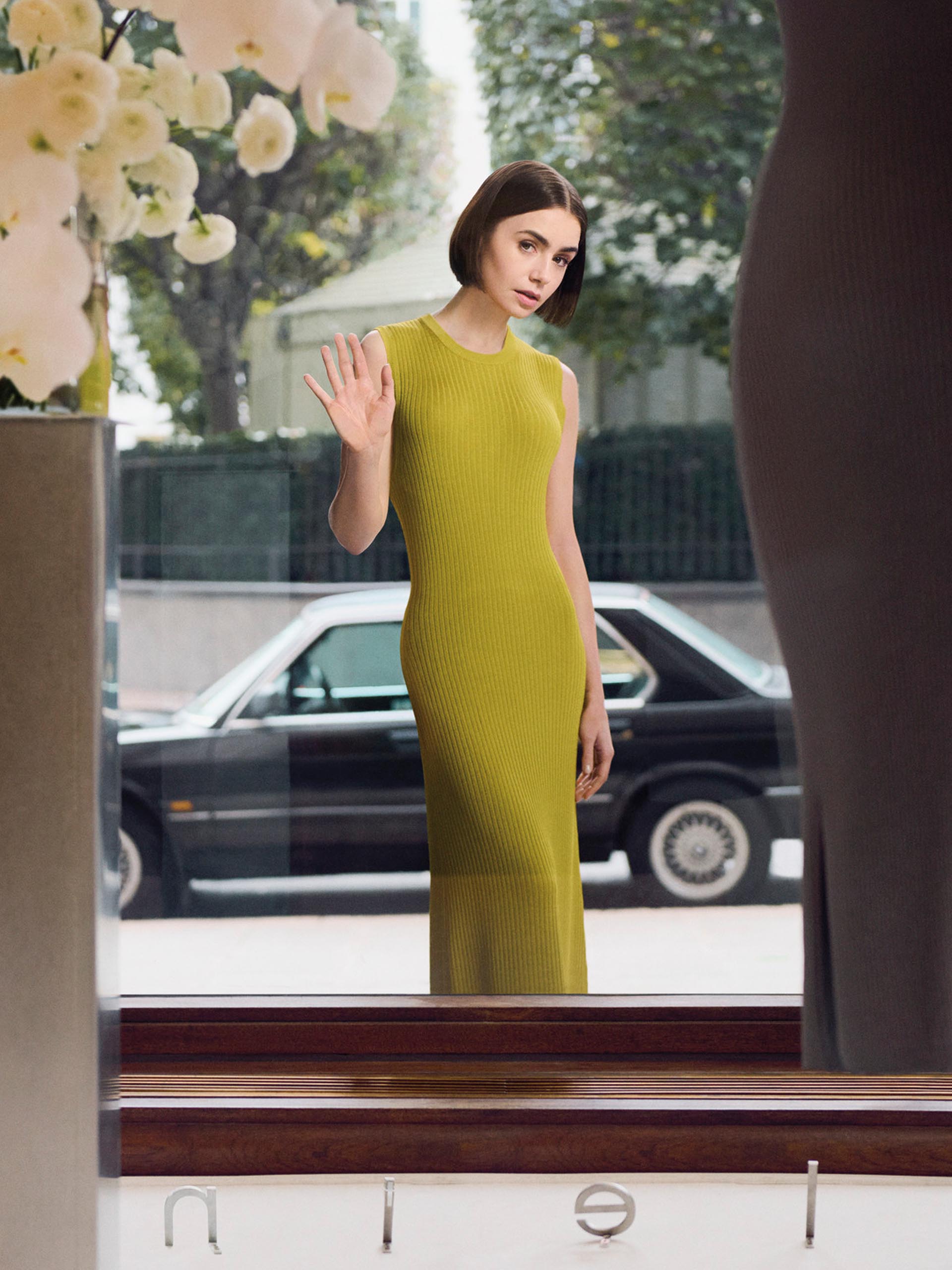 Lily Collins for Calvin Klein