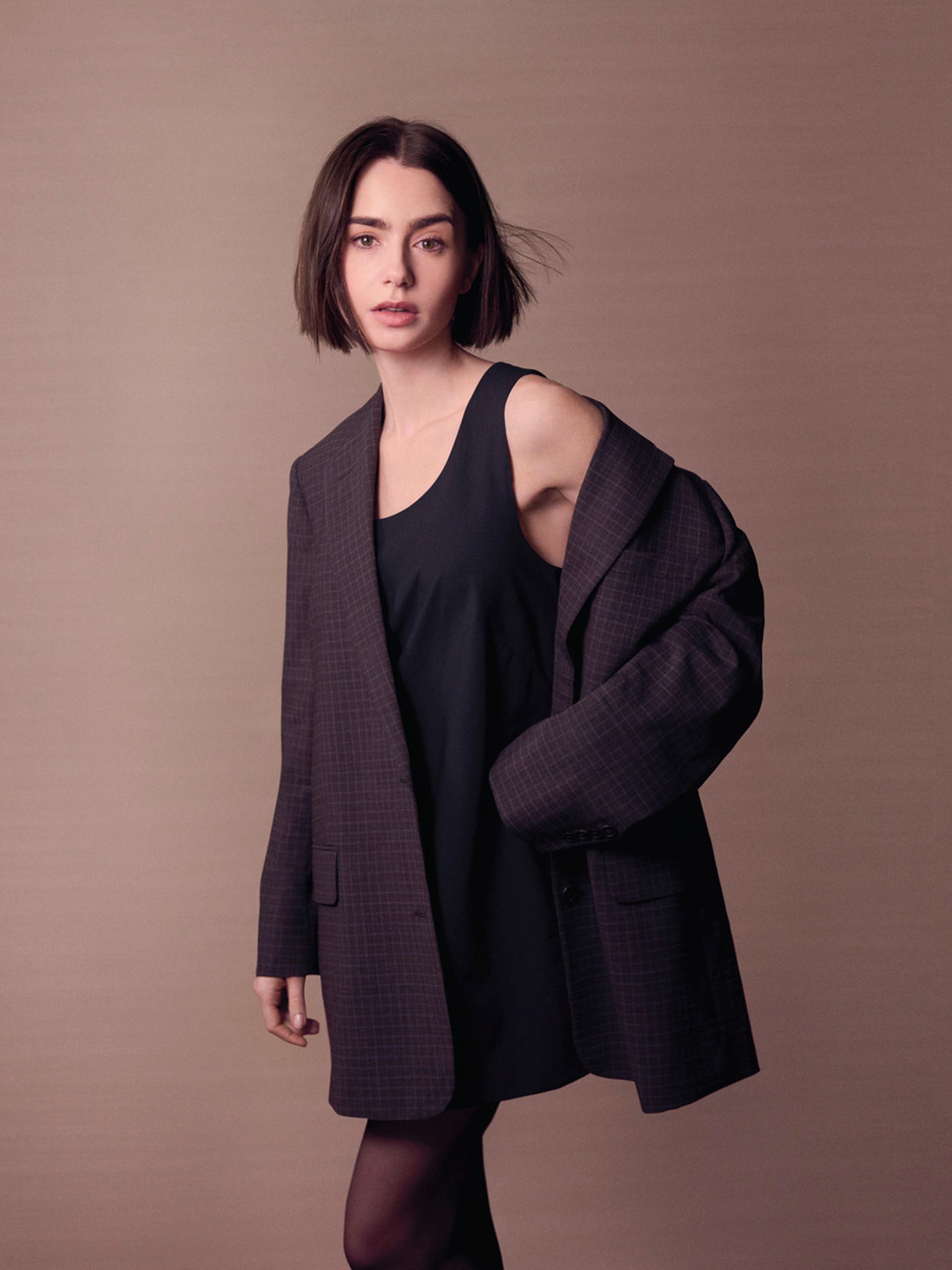 Lily Collins for Calvin Klein