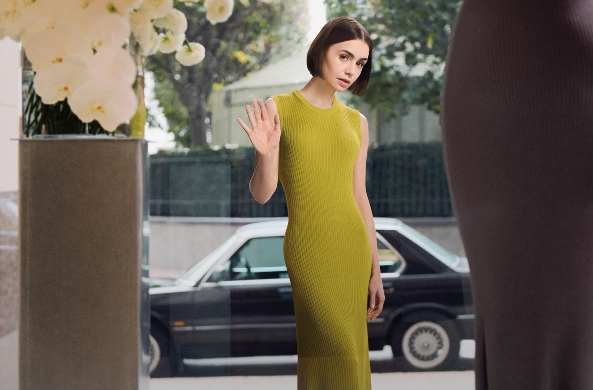 Lily Collins for Calvin Klein