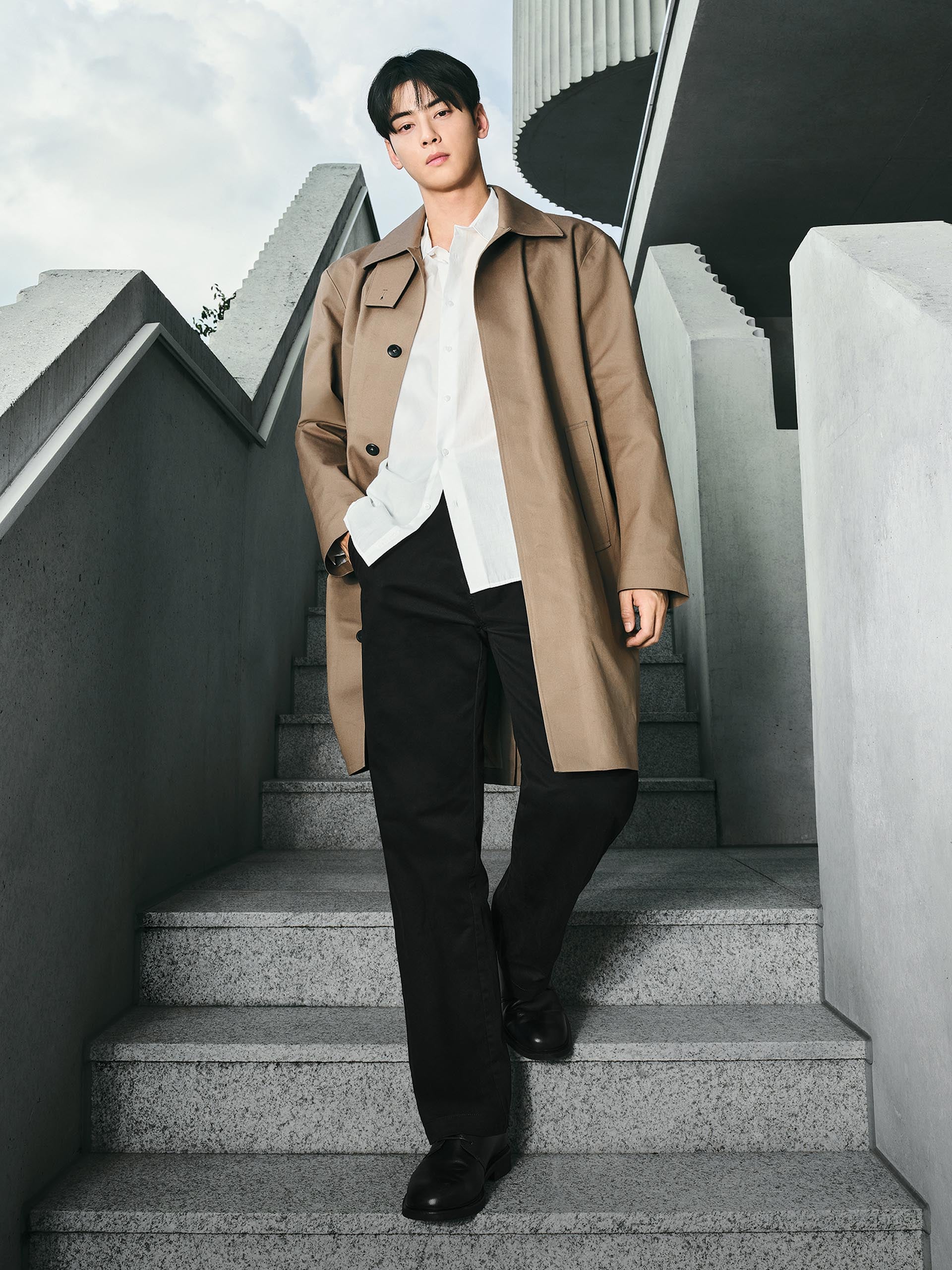 CHA in Calvin Klein apparel