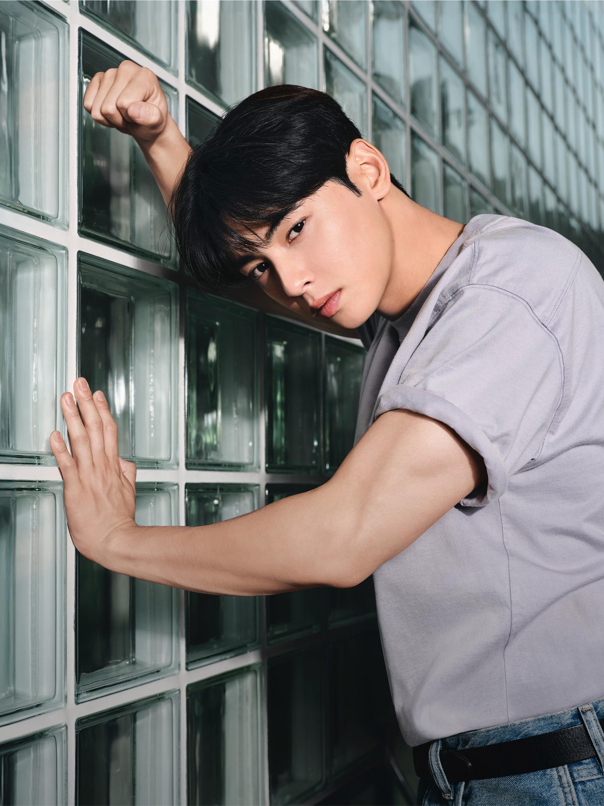 CHA in Calvin Klein apparel