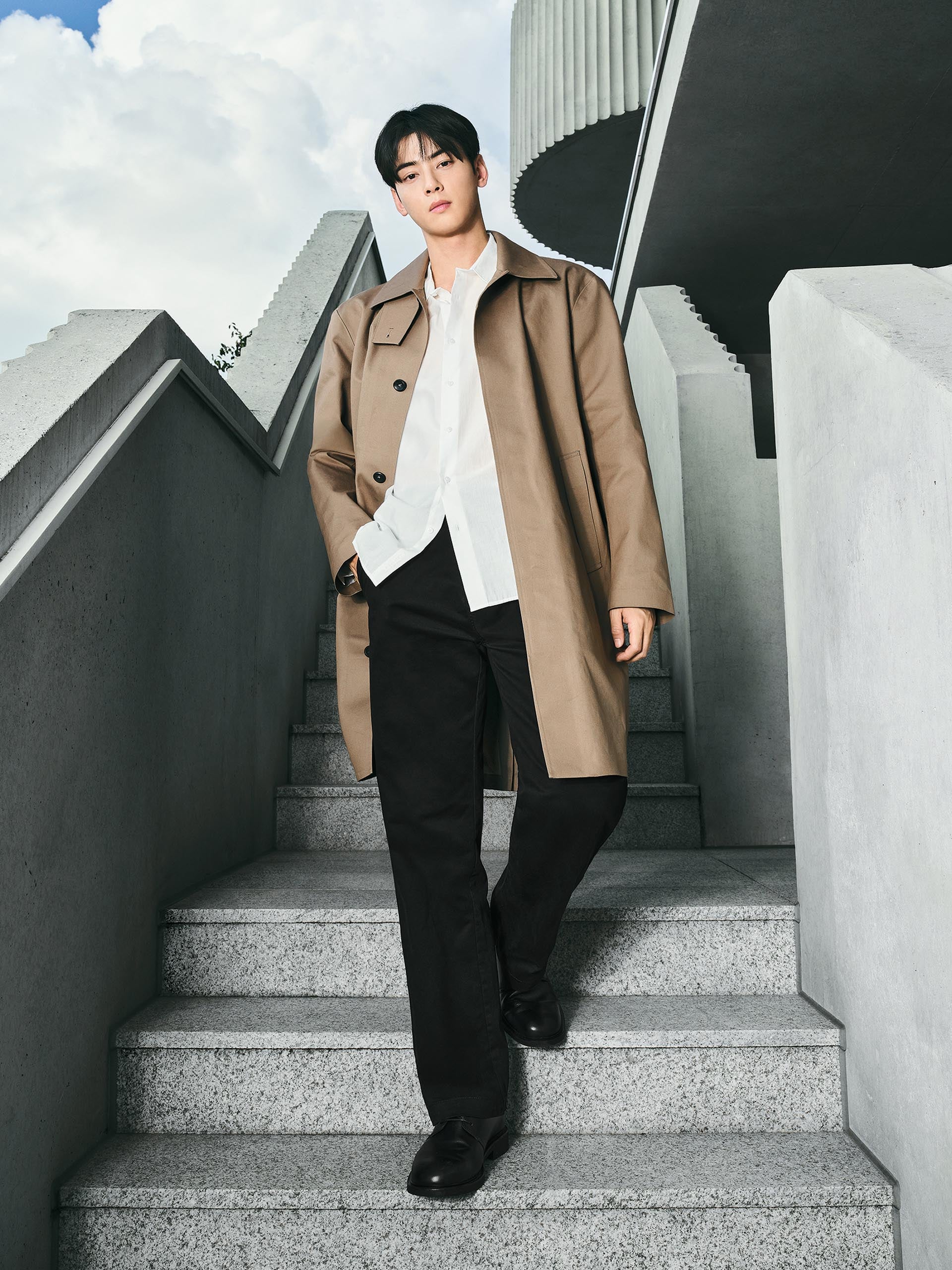 CHA in Calvin Klein apparel