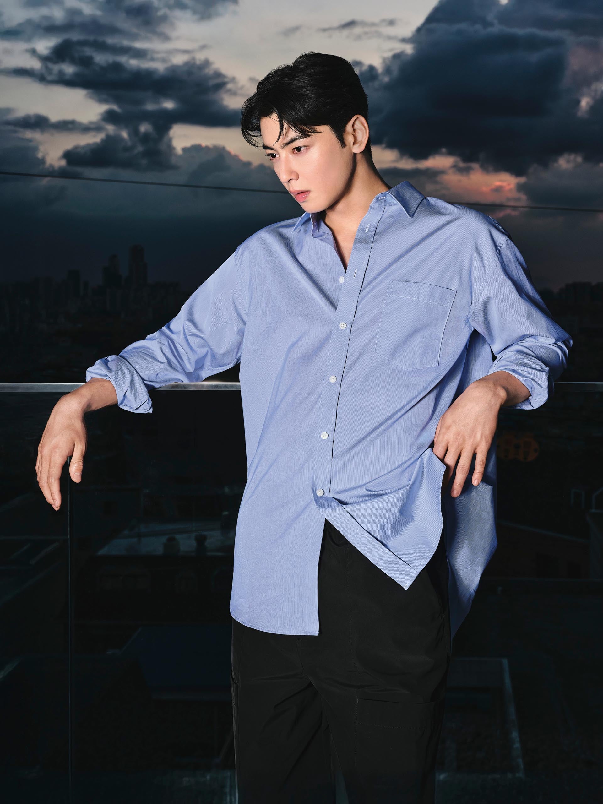 CHA in Calvin Klein apparel