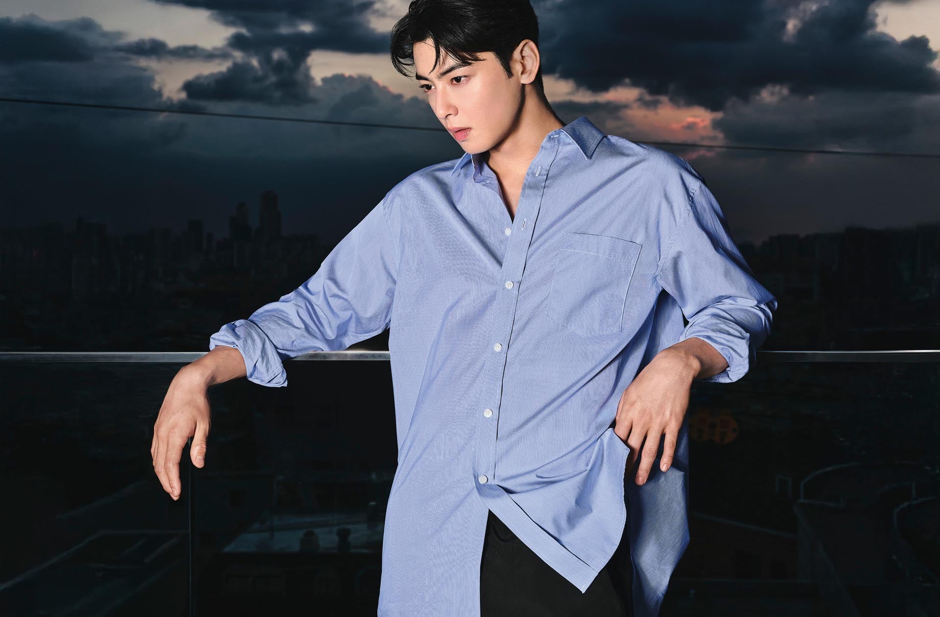  CHA in Calvin Klein shirts