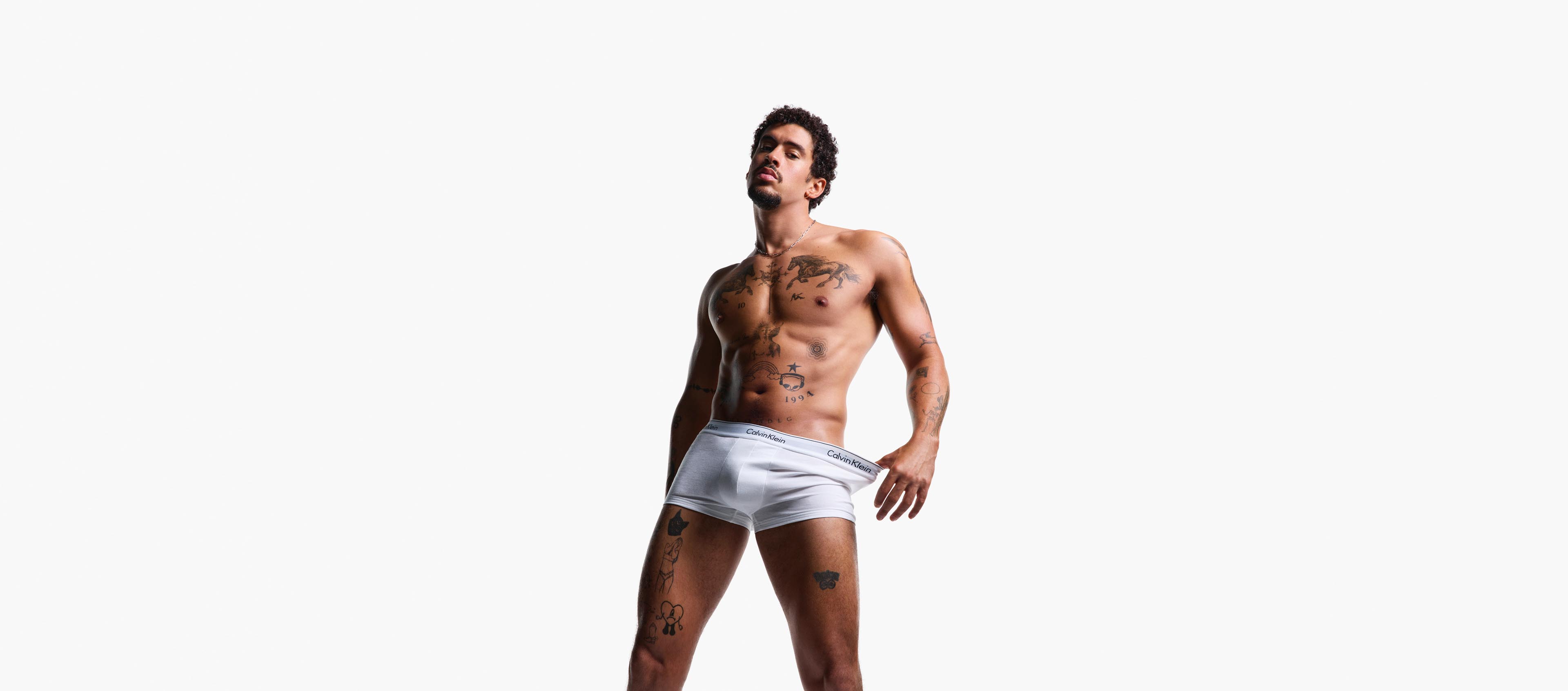Bad Bunny posing Icon Cotton
