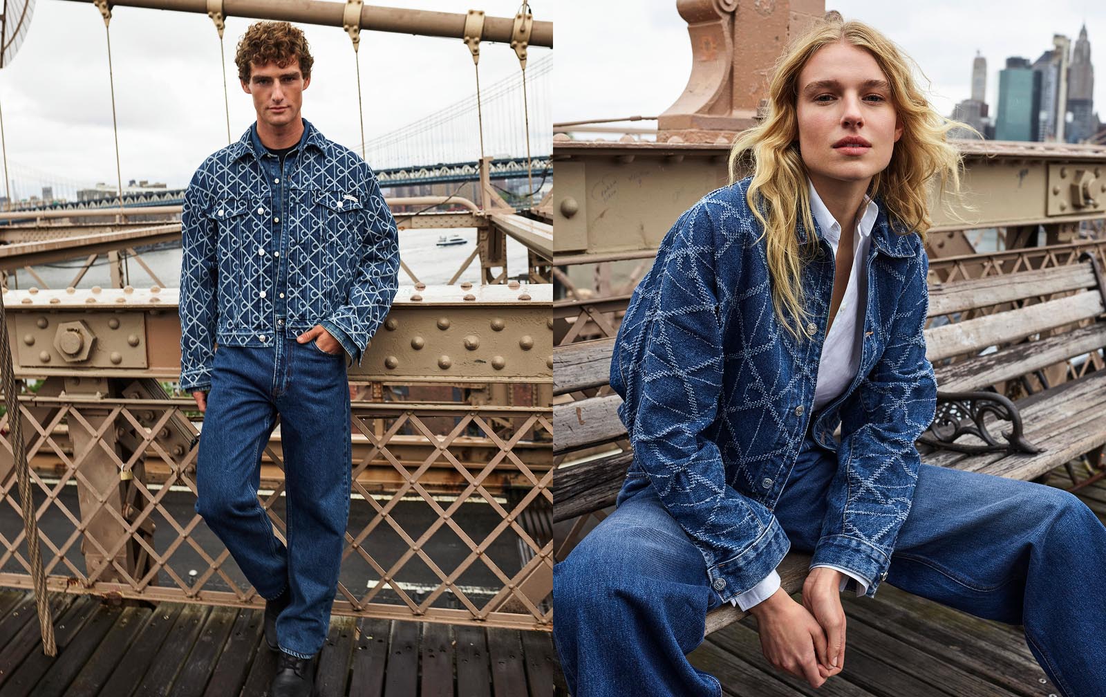 Models wearing Calving Klein