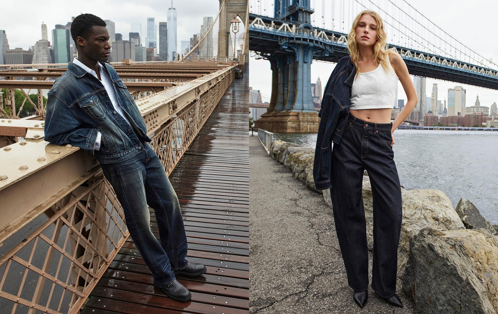 Models wearing Calving Klein