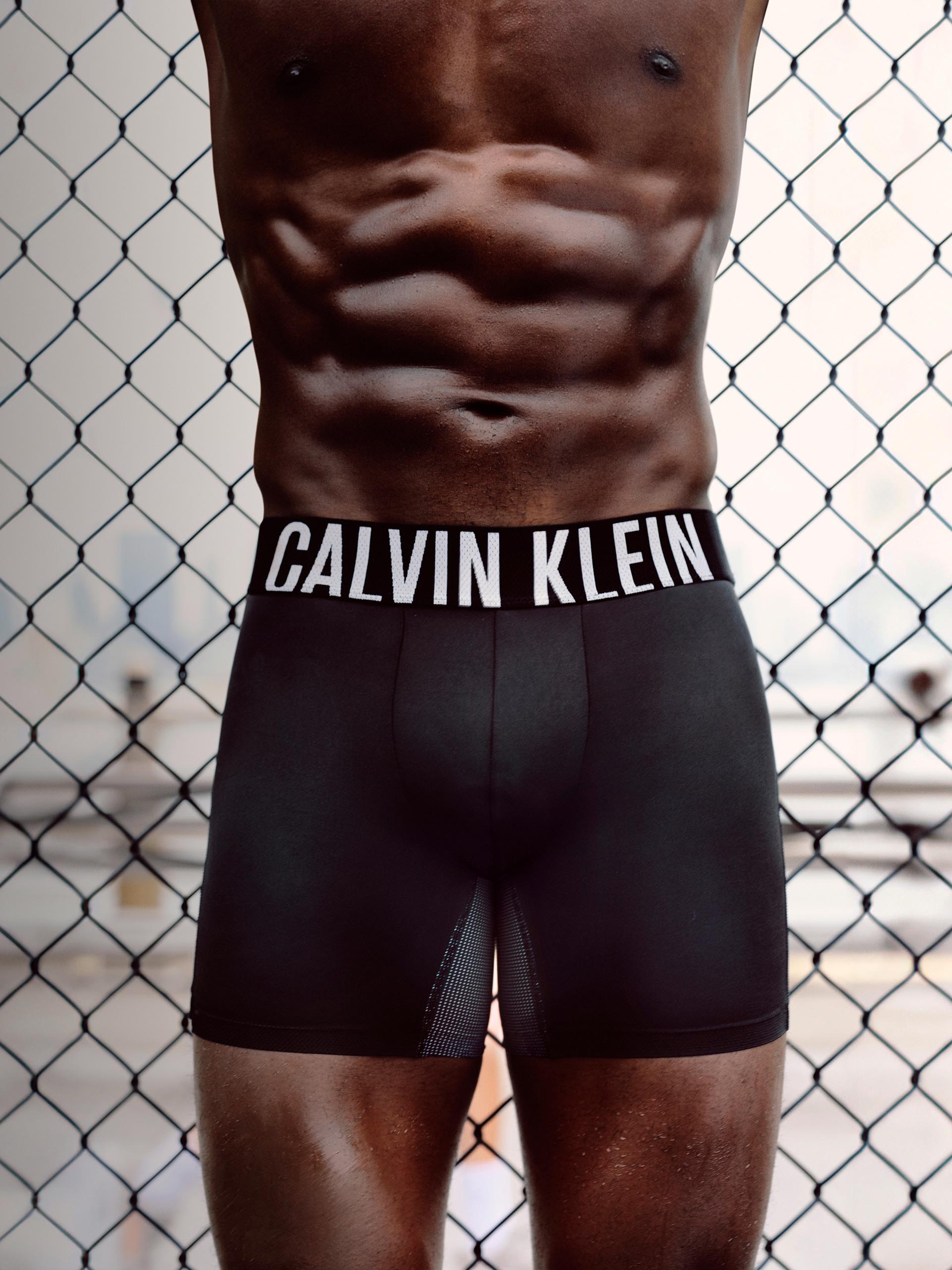 Models posing in Calvin Klein Underwear