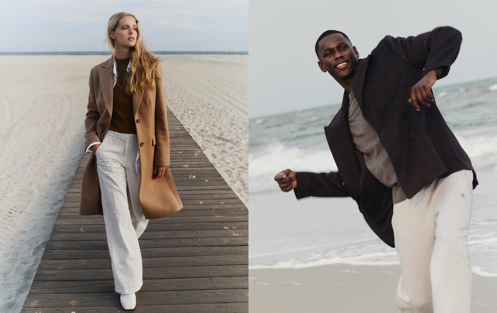 Models wearing Calving Klein