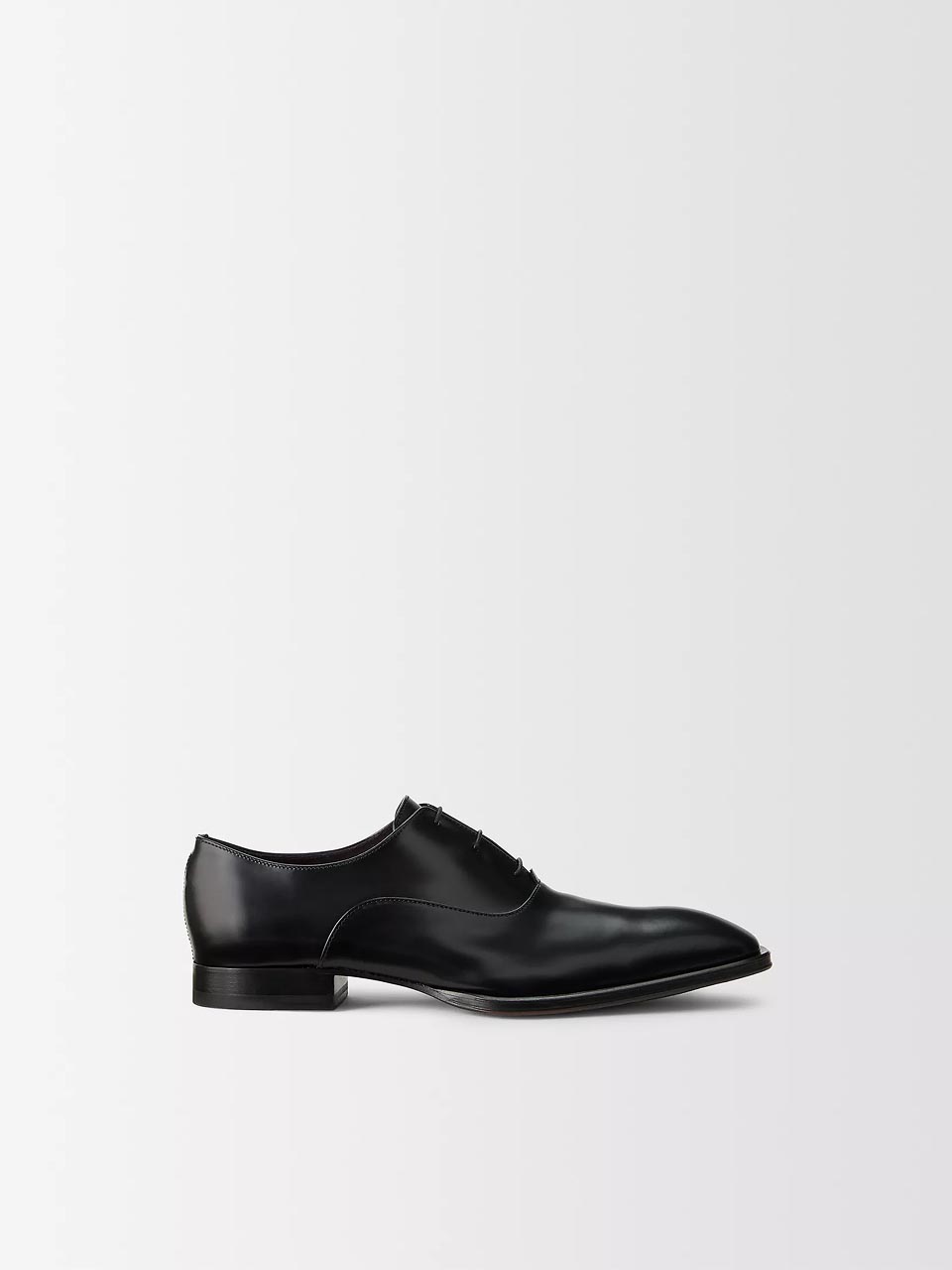 Still life image of a black shoe