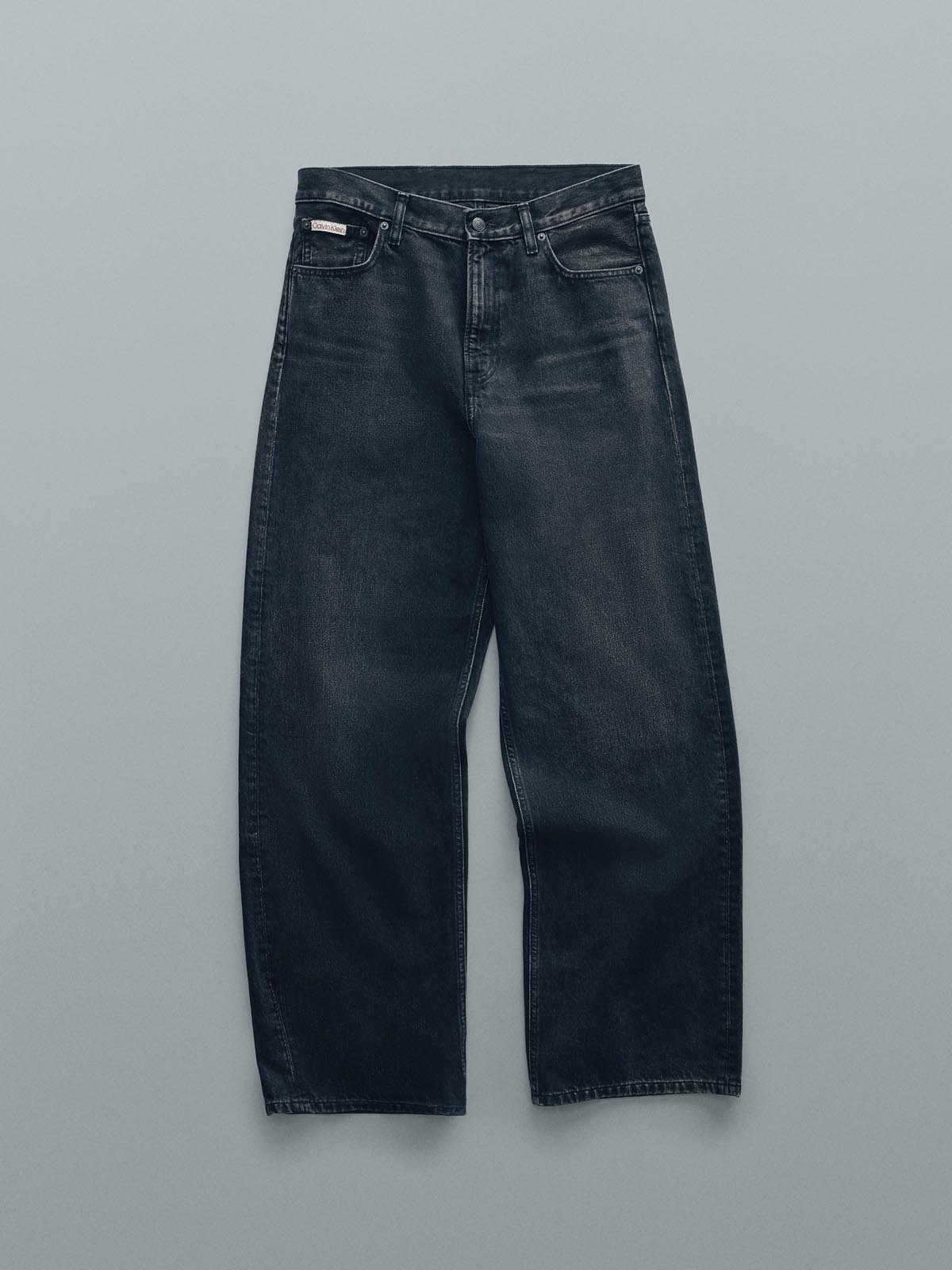 Still life image of black denim