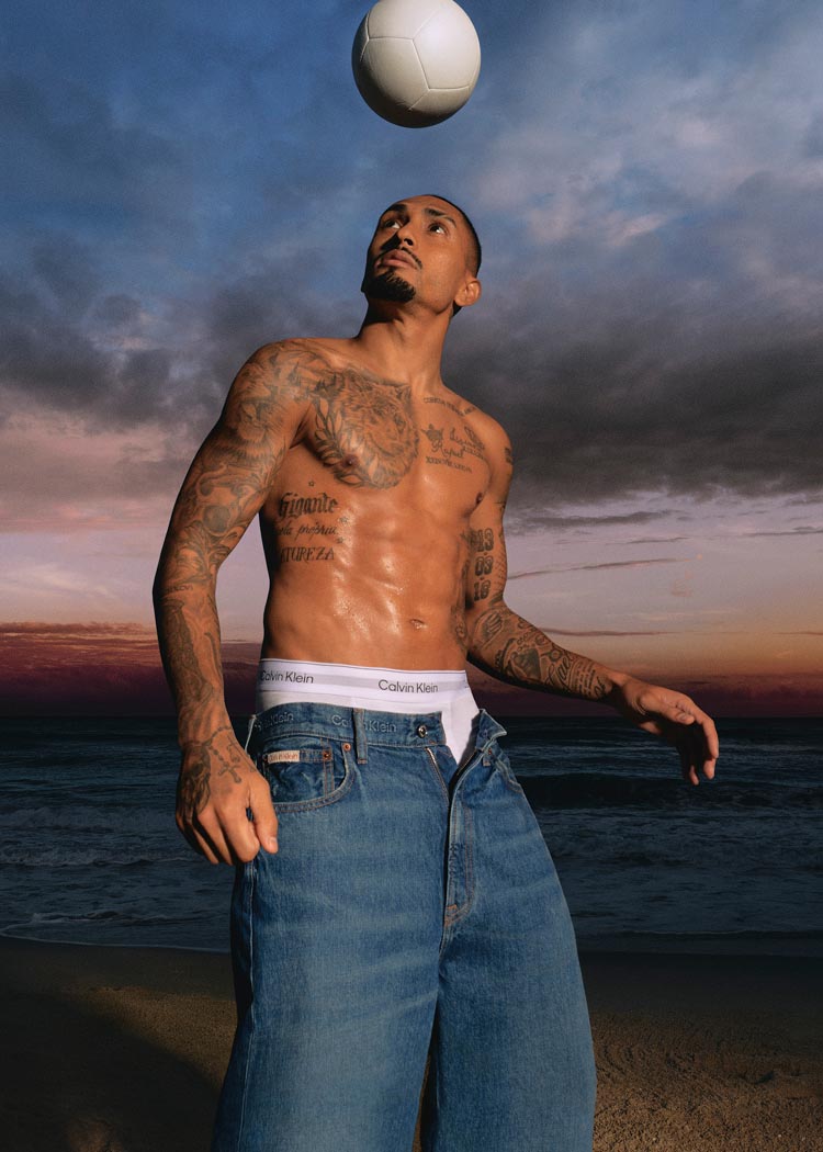 Raphinha wearing Calvin Klein Underwear