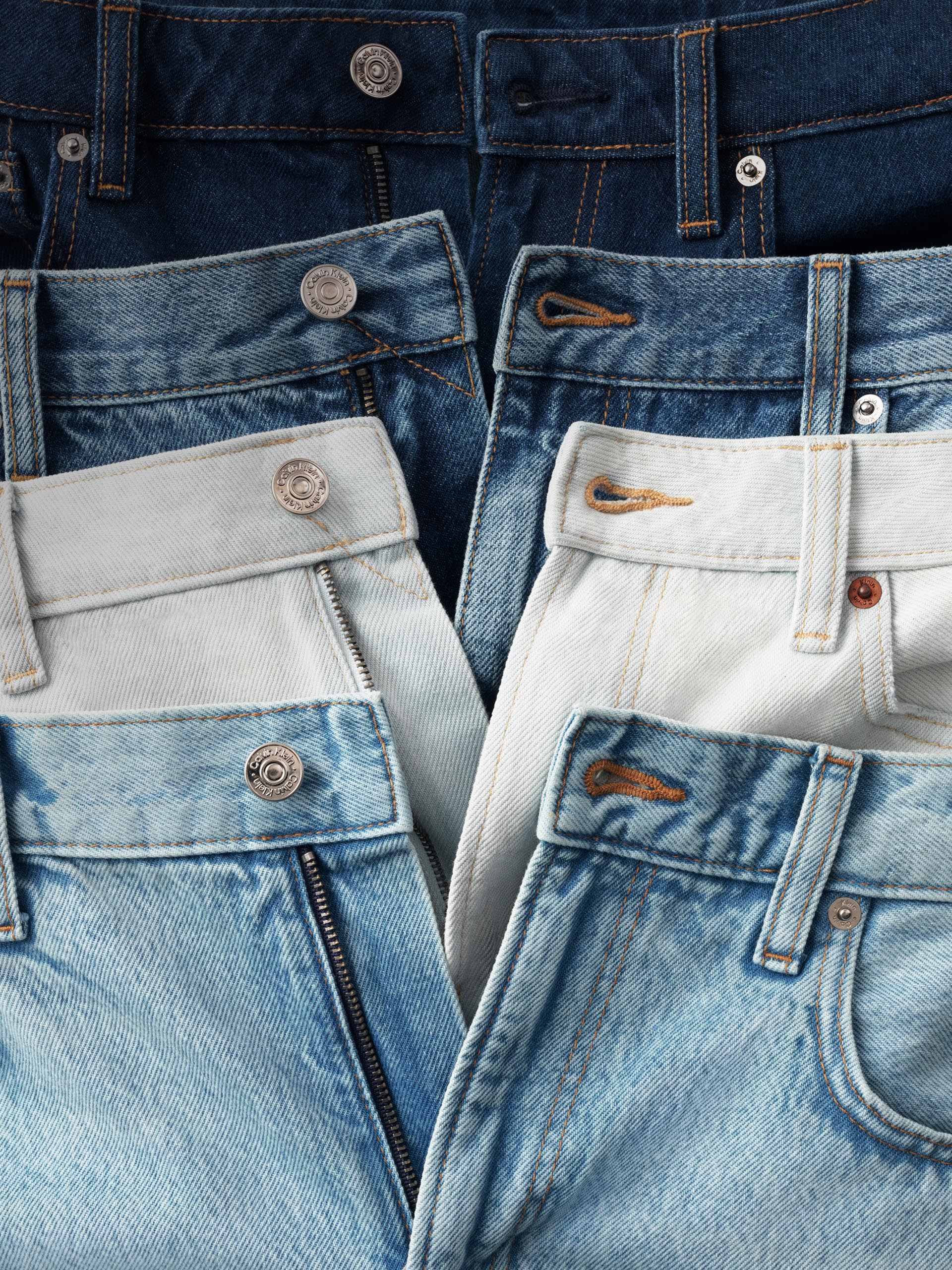 Laydown image of denim