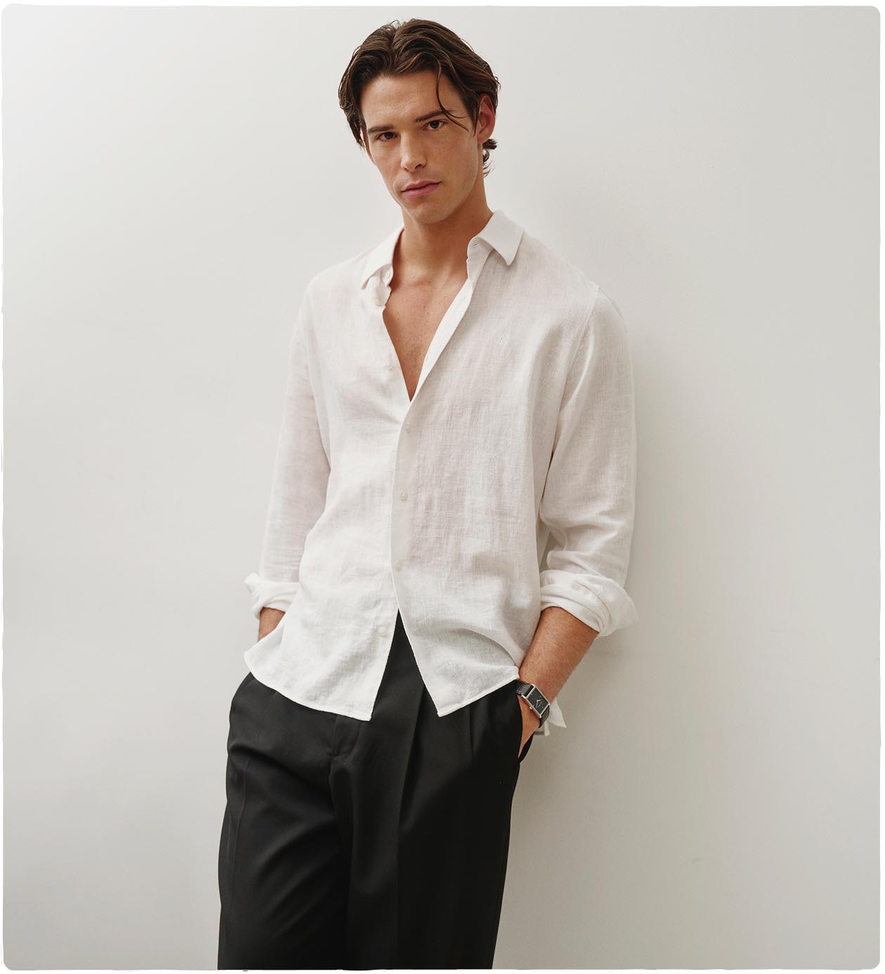 Models posing in 90s inspired looks