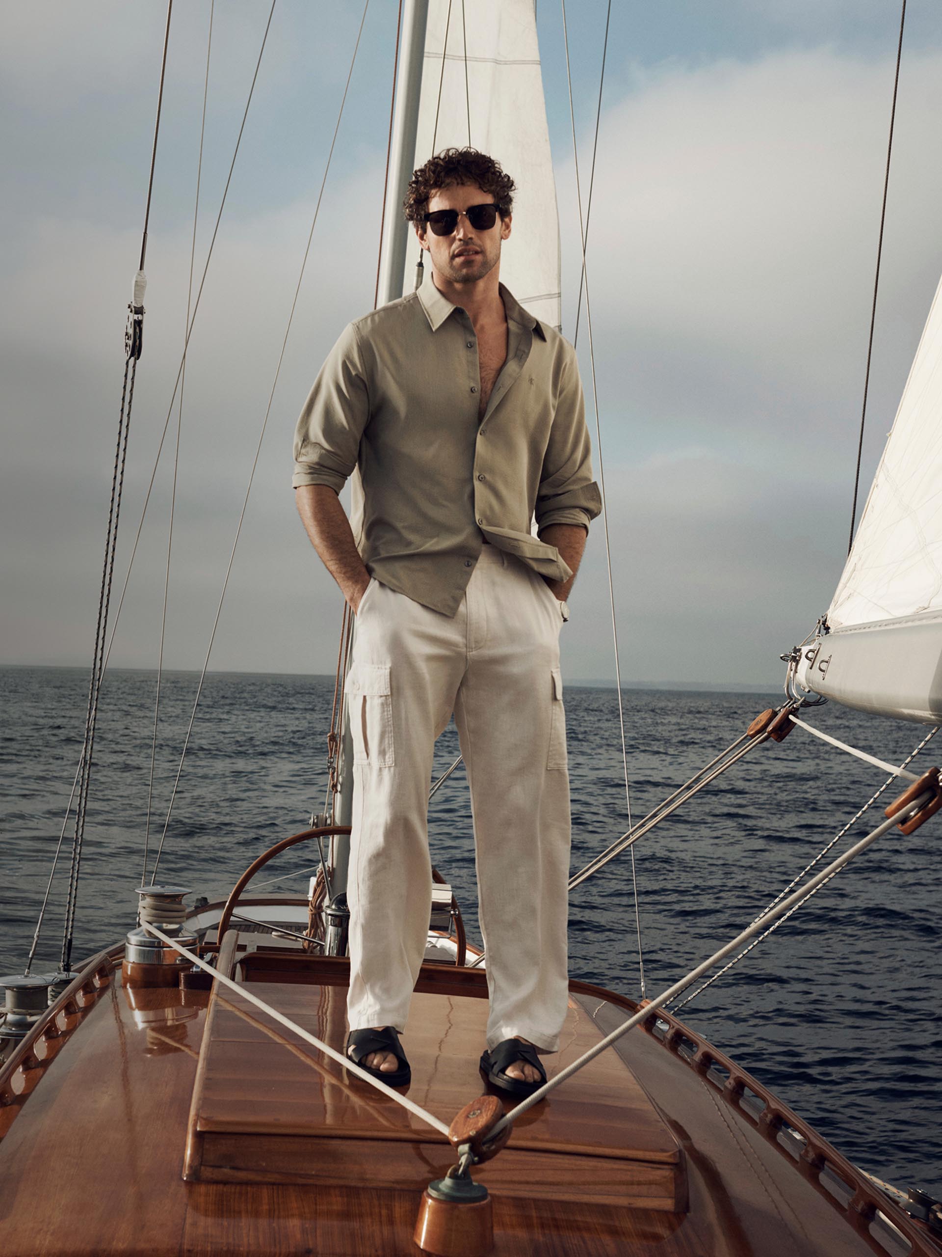 Models posing in Spring apparel