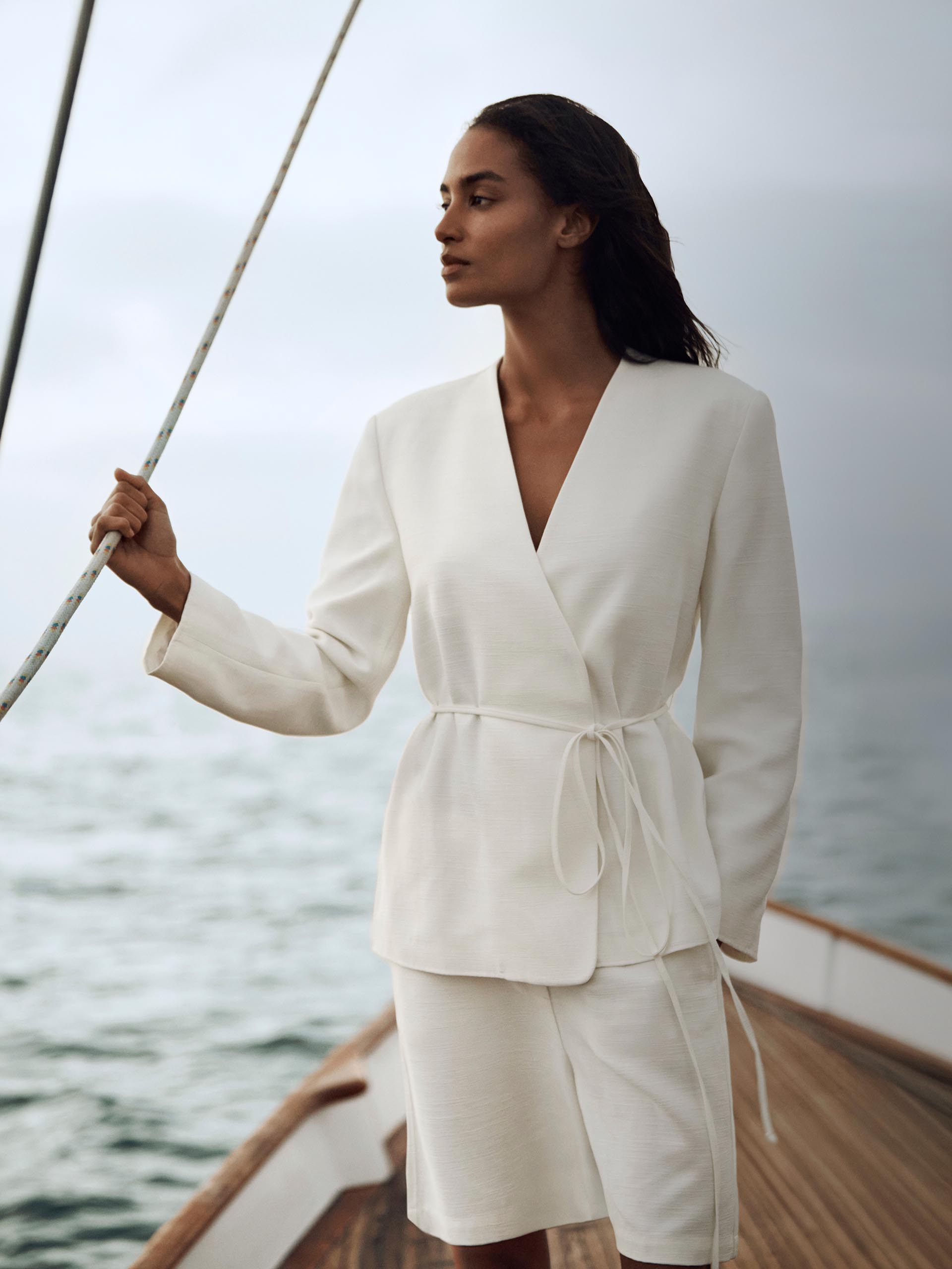 Models posing in Spring apparel