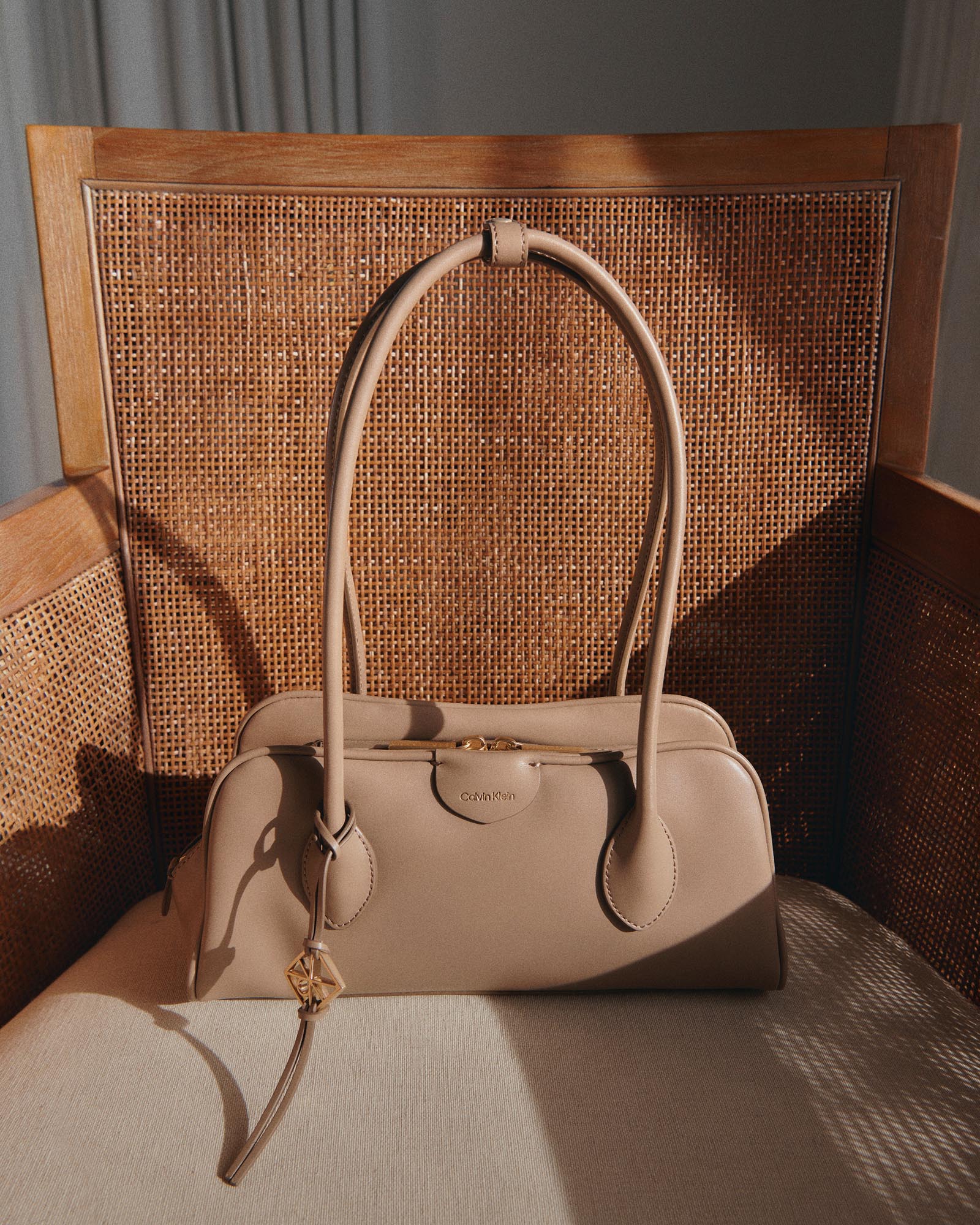 Still life image of a handbag