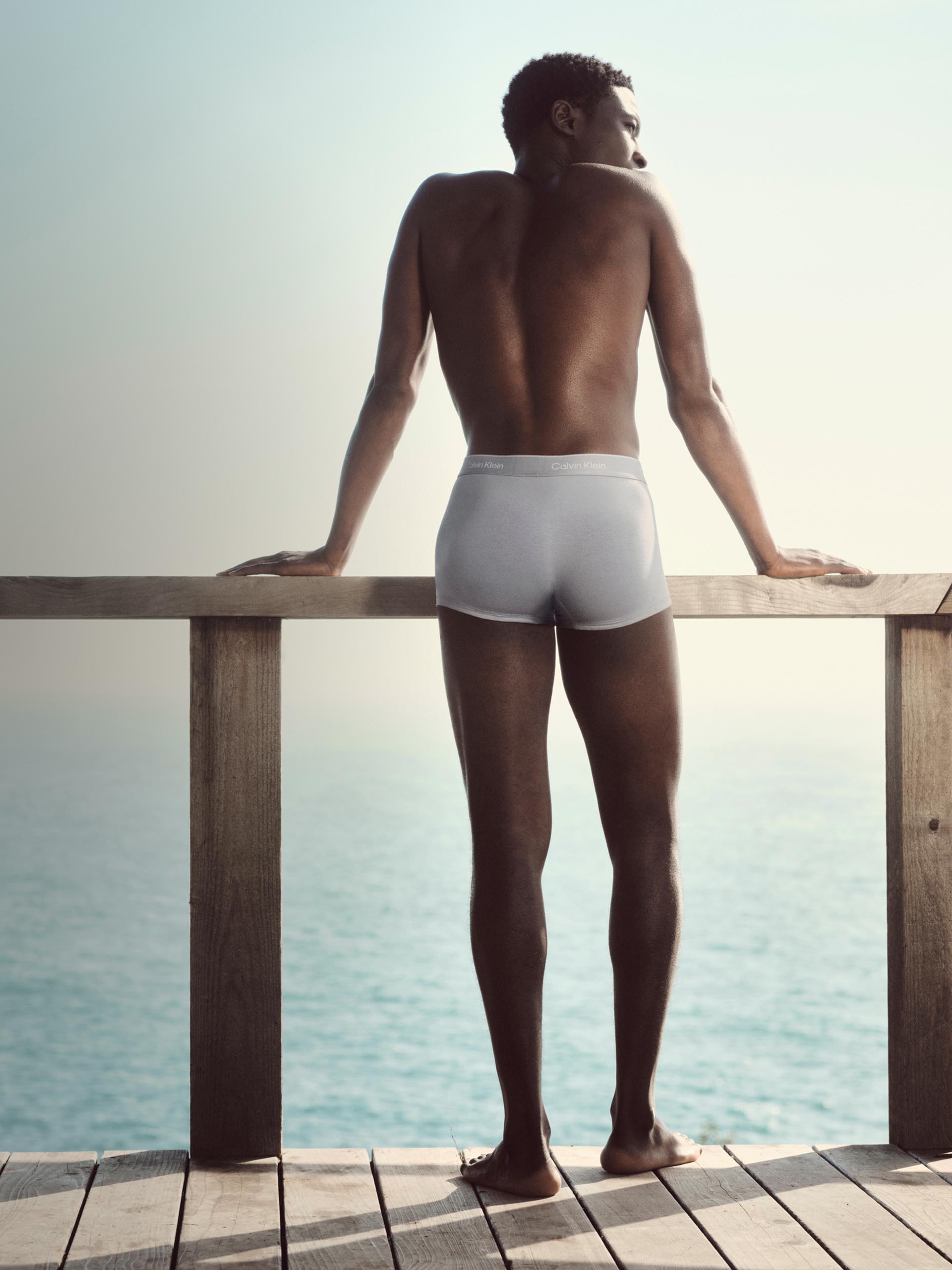 Models posing in Calvin Klein Underwear