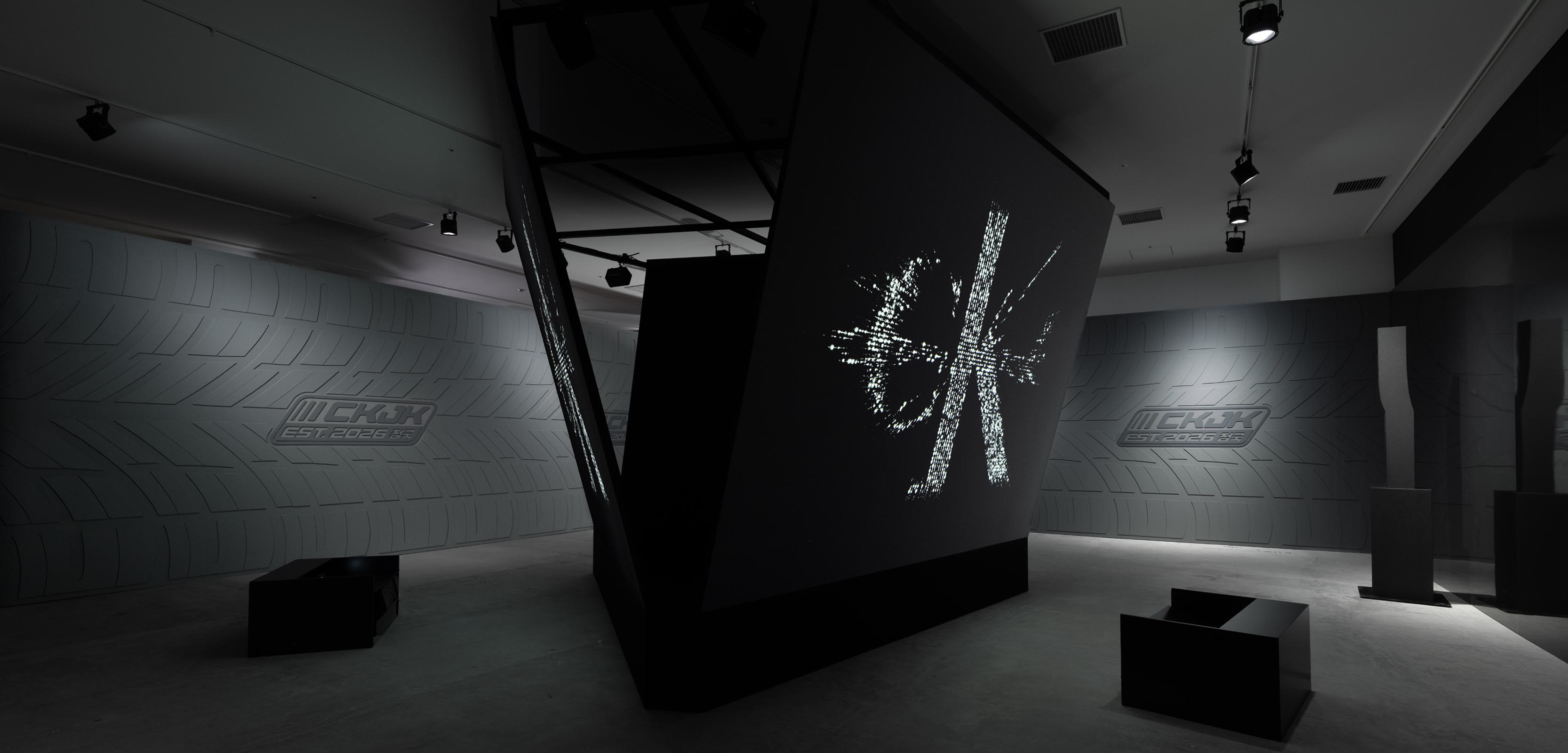 Grid of video clips and images from social media featuring Calvin Klein