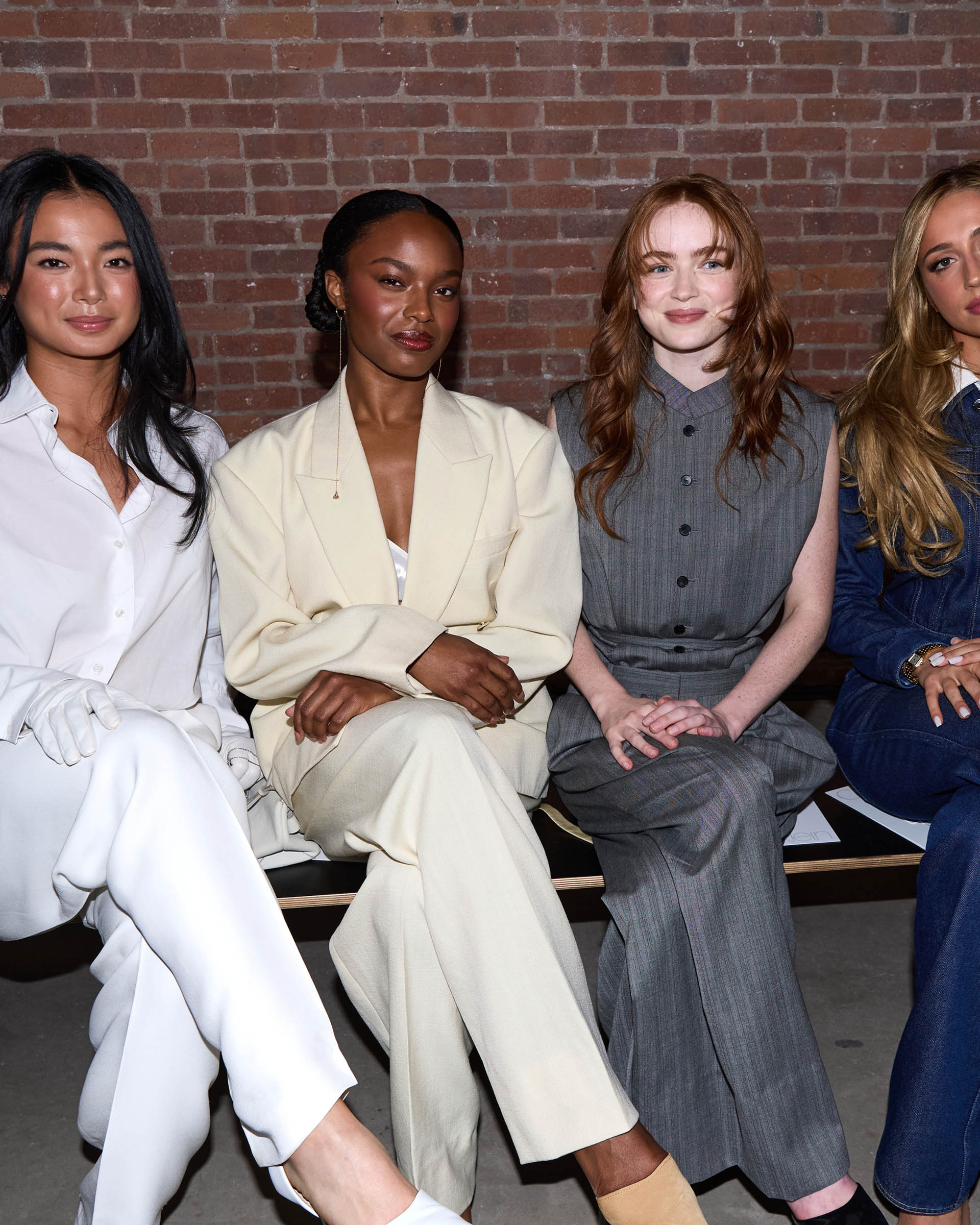 Celebrities at the Calvin Klein Collection Spring 2027 Runway show
