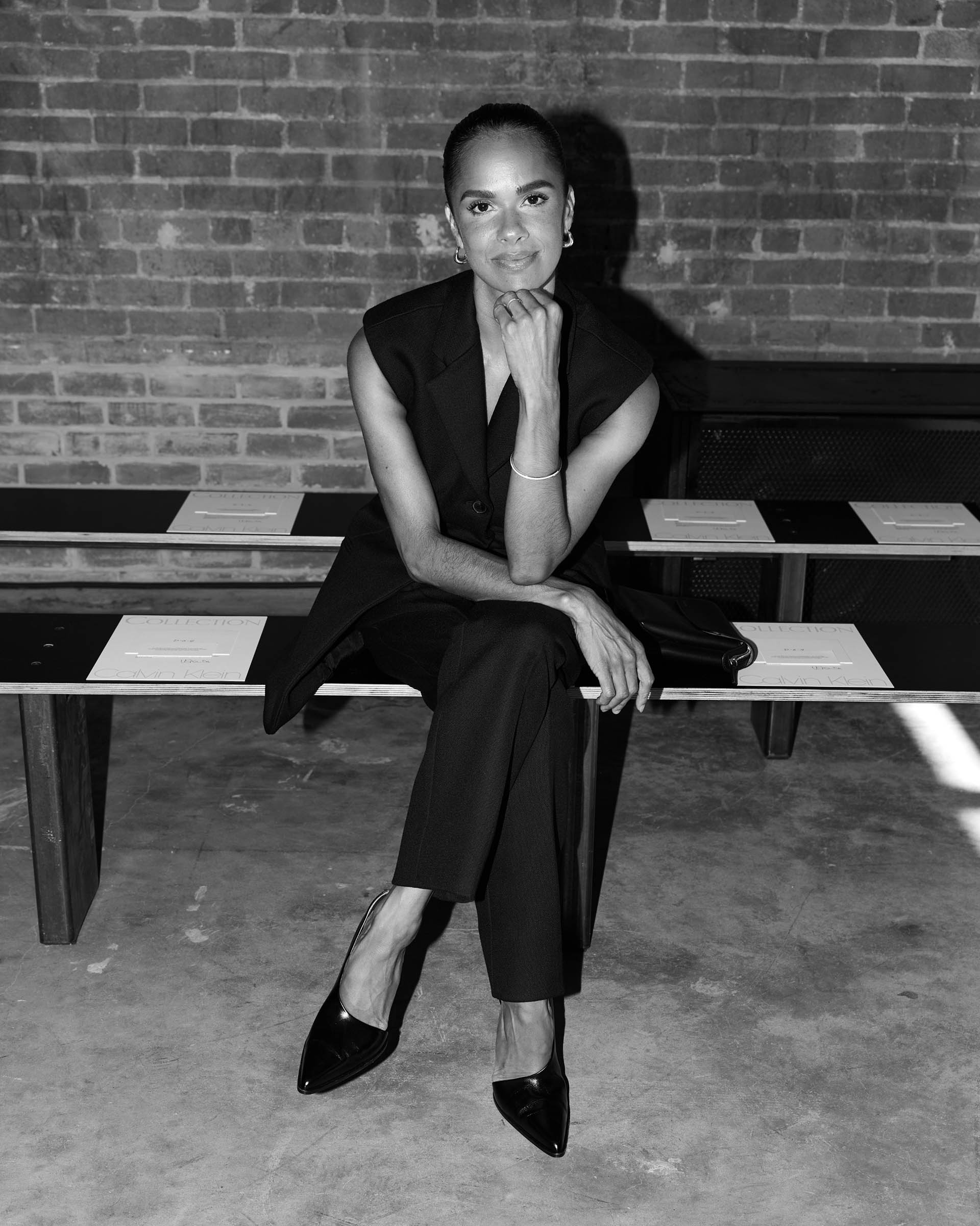 Celebrities at the Calvin Klein Collection Spring 2027 Runway show
