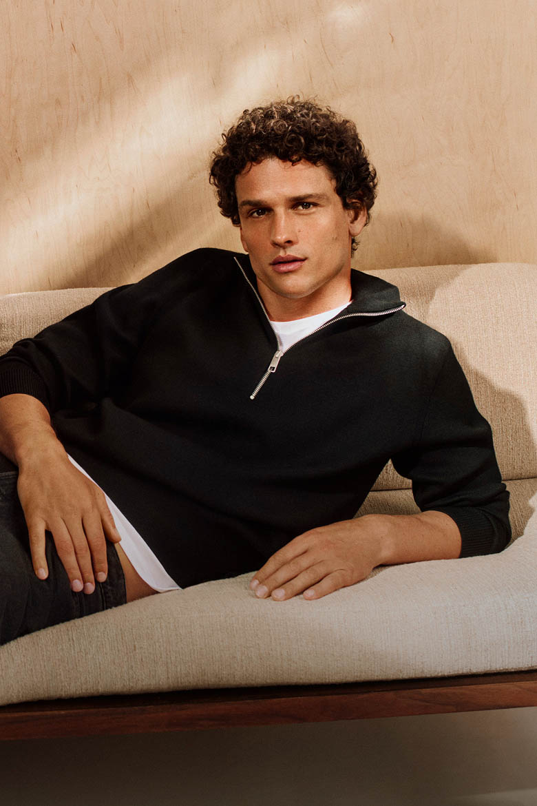 Models posing in fall apparel