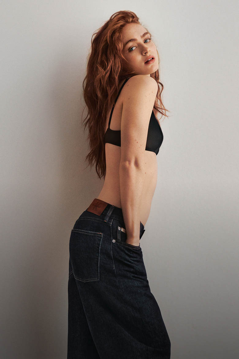 Sadie Sink in Calvin Klein Jeans