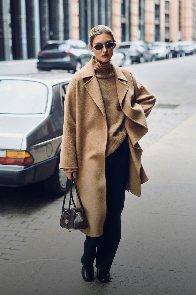 Models posing in Outerwear