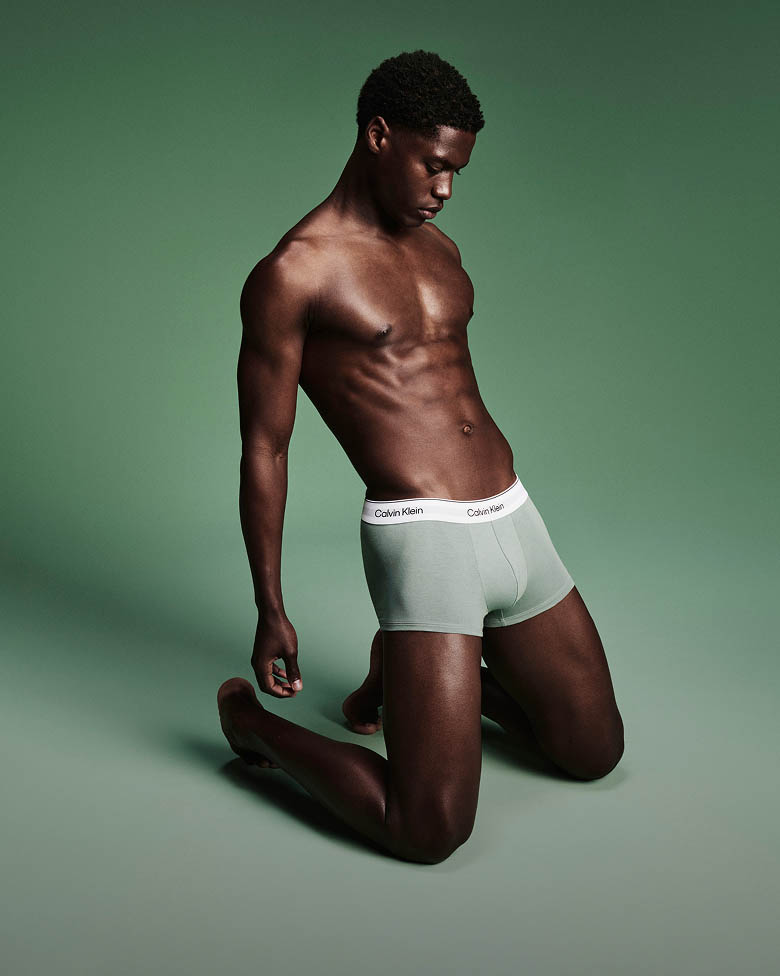 Models posing in colorful Icon Cotton underwear