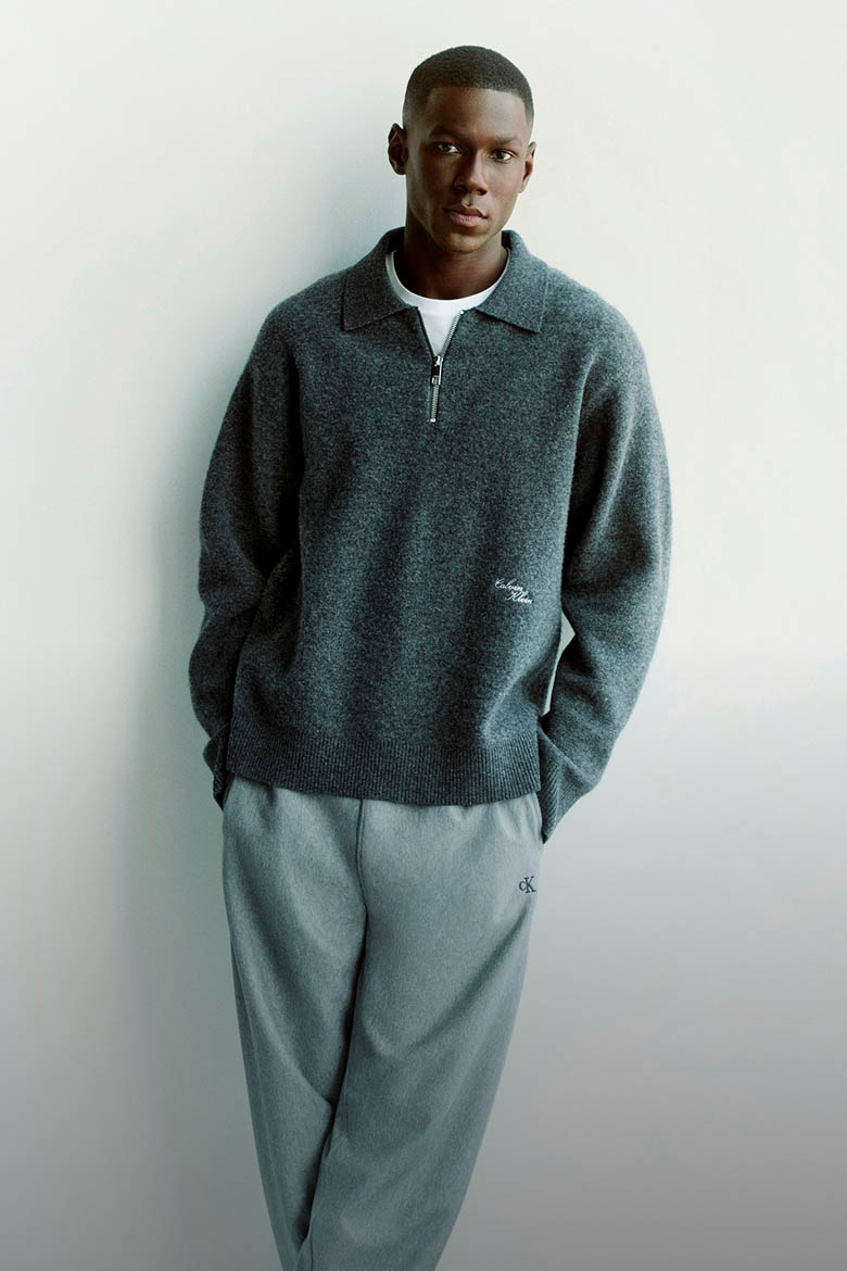 Models posing in Sweaters