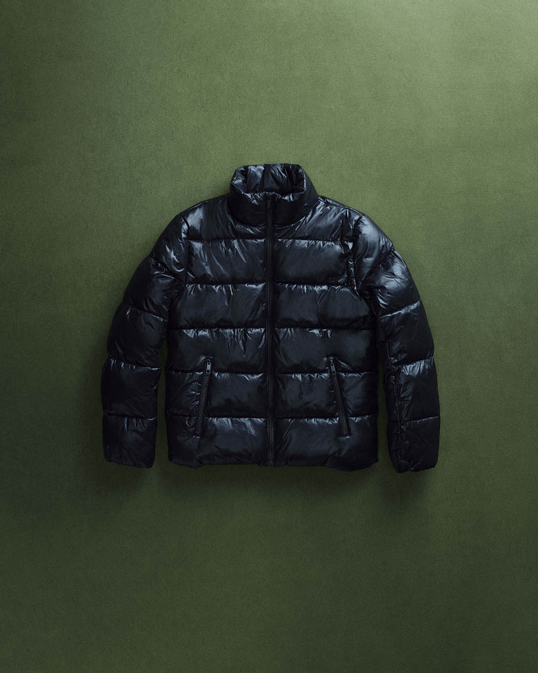 short black puffer jacket